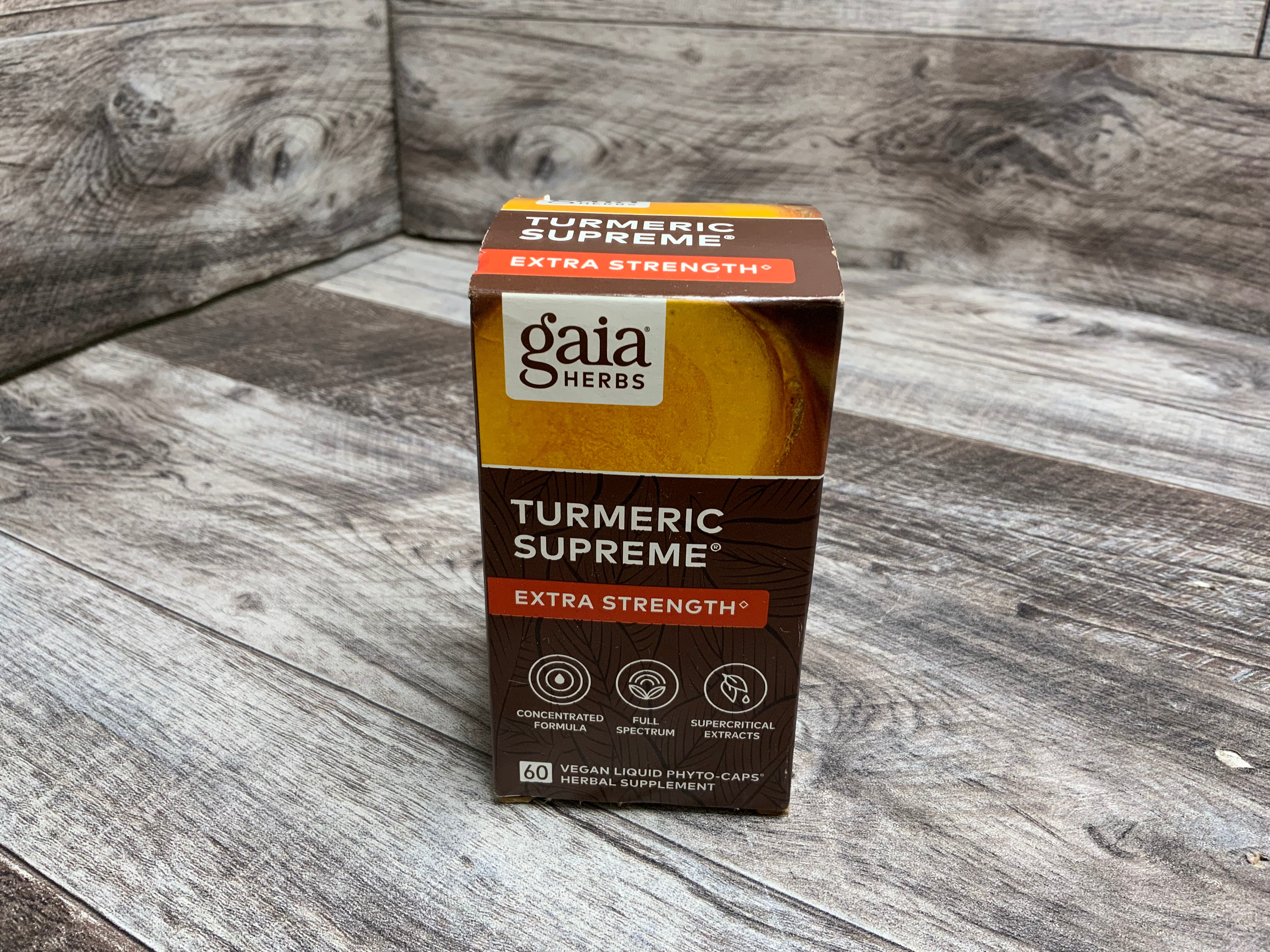 Gaia Herbs Turmeric Supreme Extra Strength 60 Vegan Phyto-Cap (EXP: 02/2025) (8223911051502)