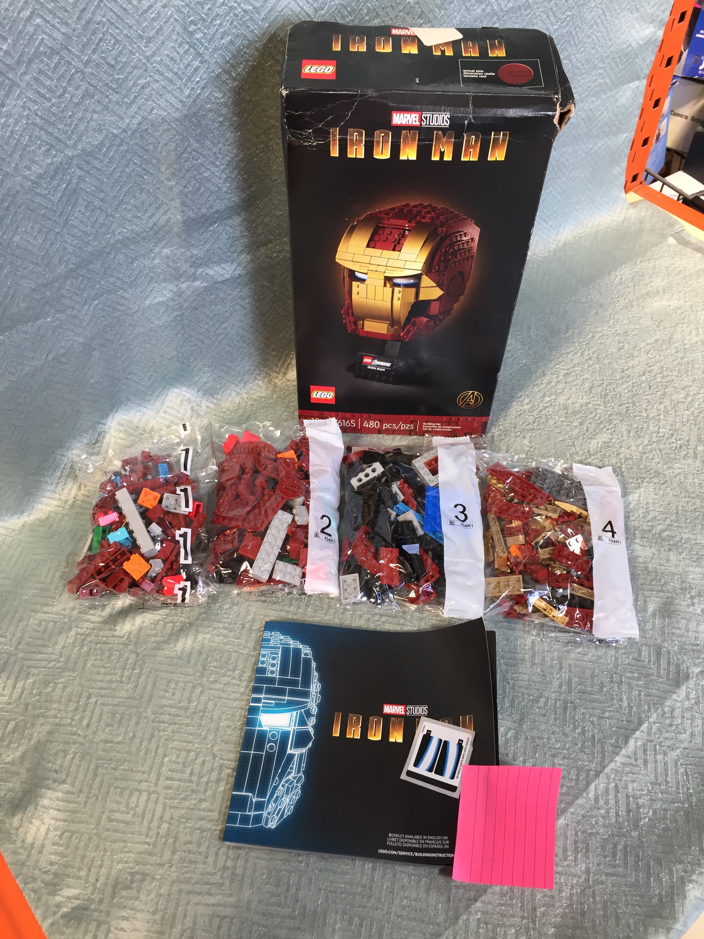 LEGO Marvel Avengers Marvel Super Heroes 76165 Casque d'Iron Man