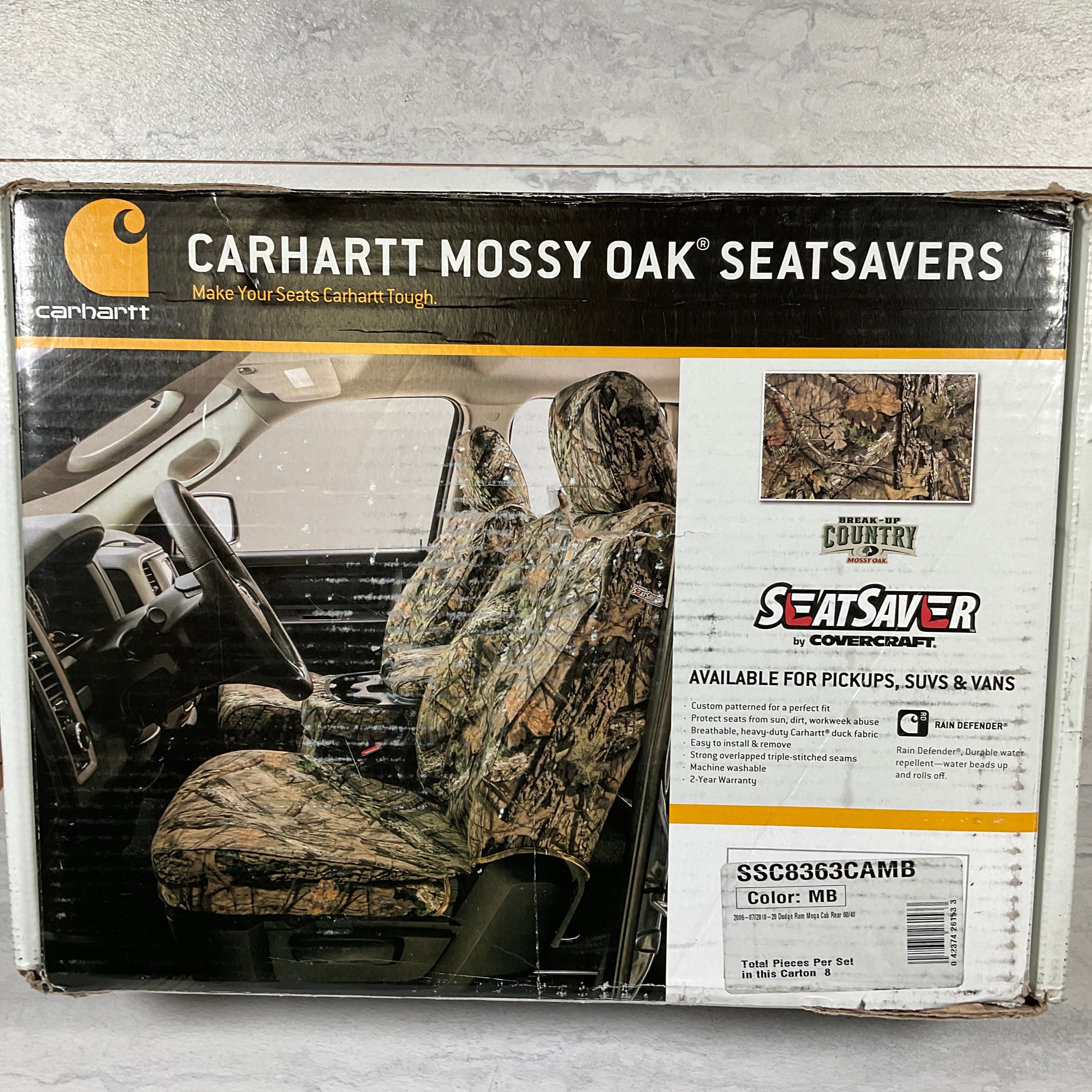 Carhartt Mossy Oak Camo Custom Seat Covers - Covercraft