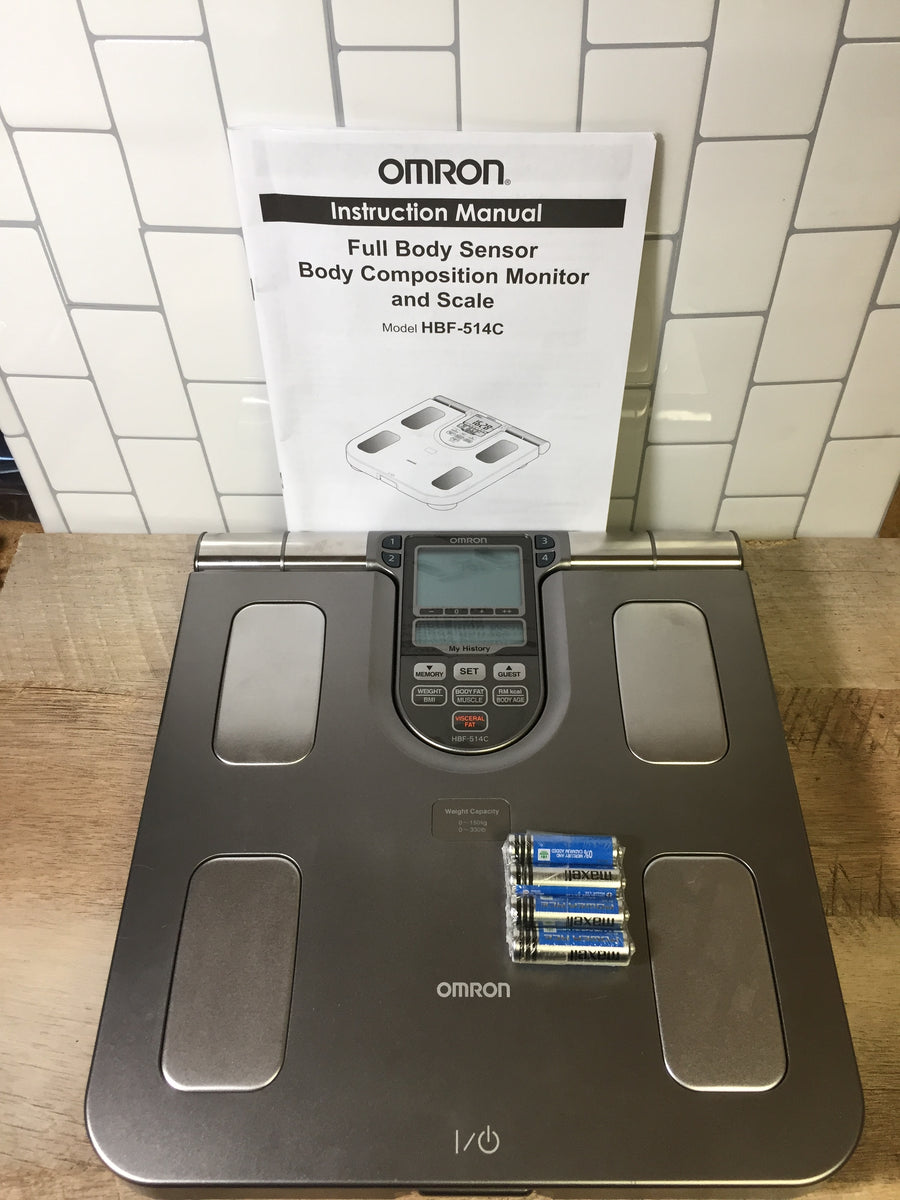 Omron Body Composition Monitor with Scale 7 Fitness Indicators & 90