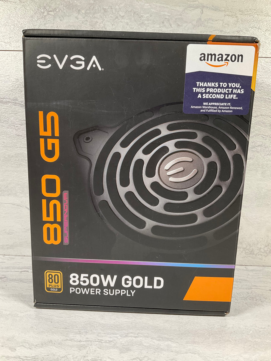 EVGA 220G50850X1 Super Nova 850 G5, 80 Plus Gold 850W, Fully Modula