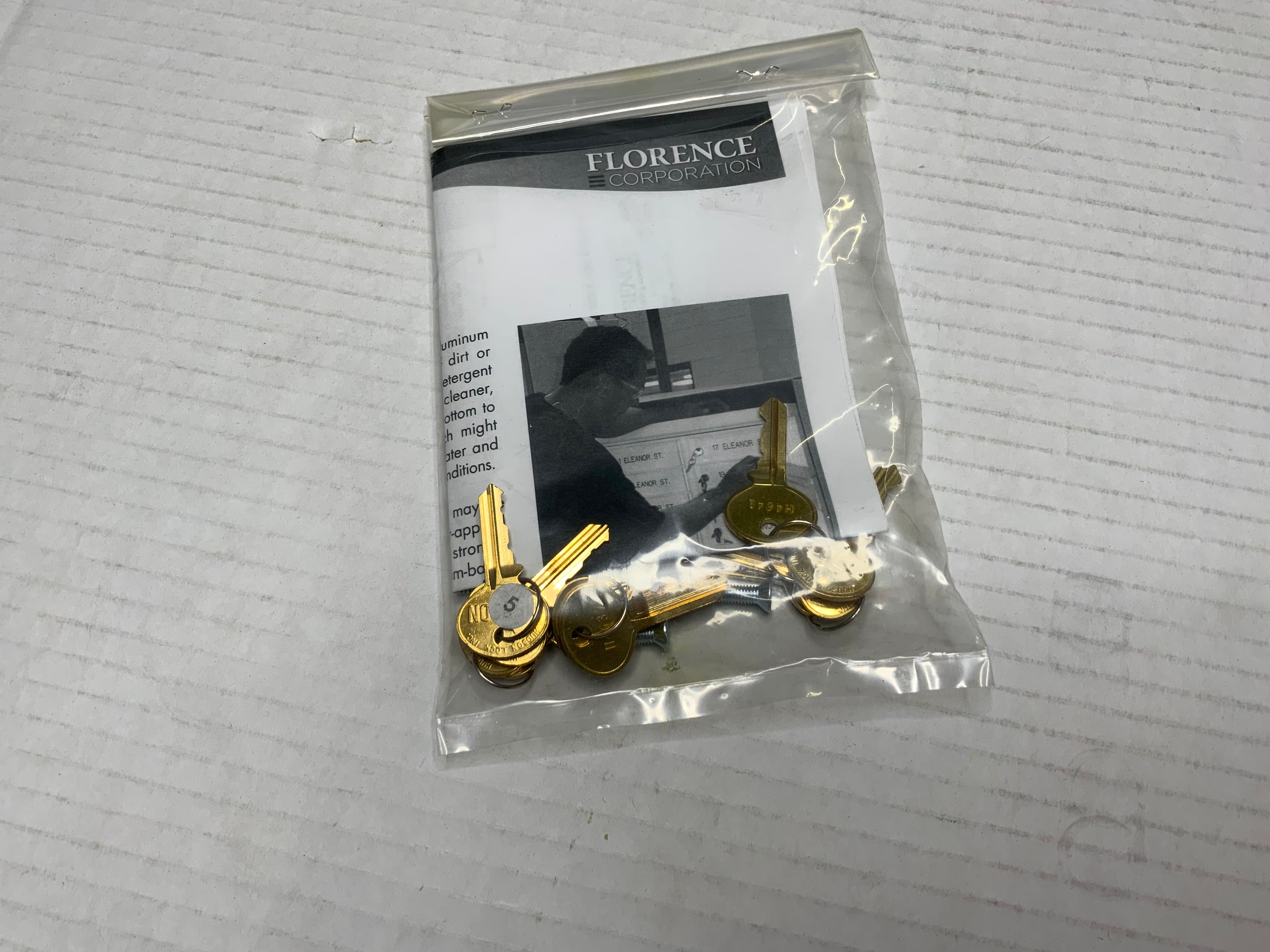 AF Florence Vertical Recessed Mount 5 Door Mailbox (12505HA) (8189490135278)