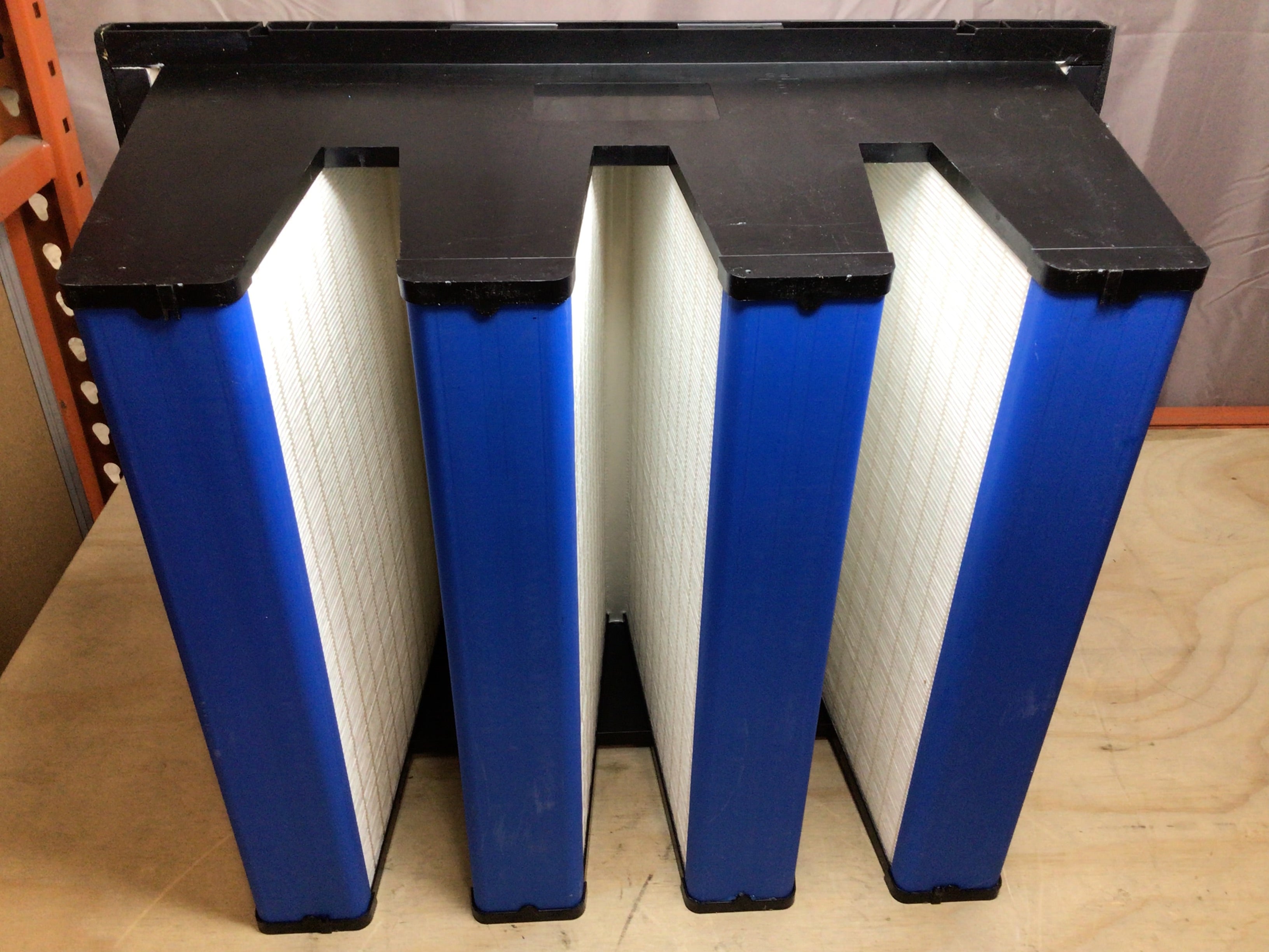 Air Handler 33E926 V-Bank Air Filter W/ Gasket, 20X24x12", Merv 14 (8129066369262)