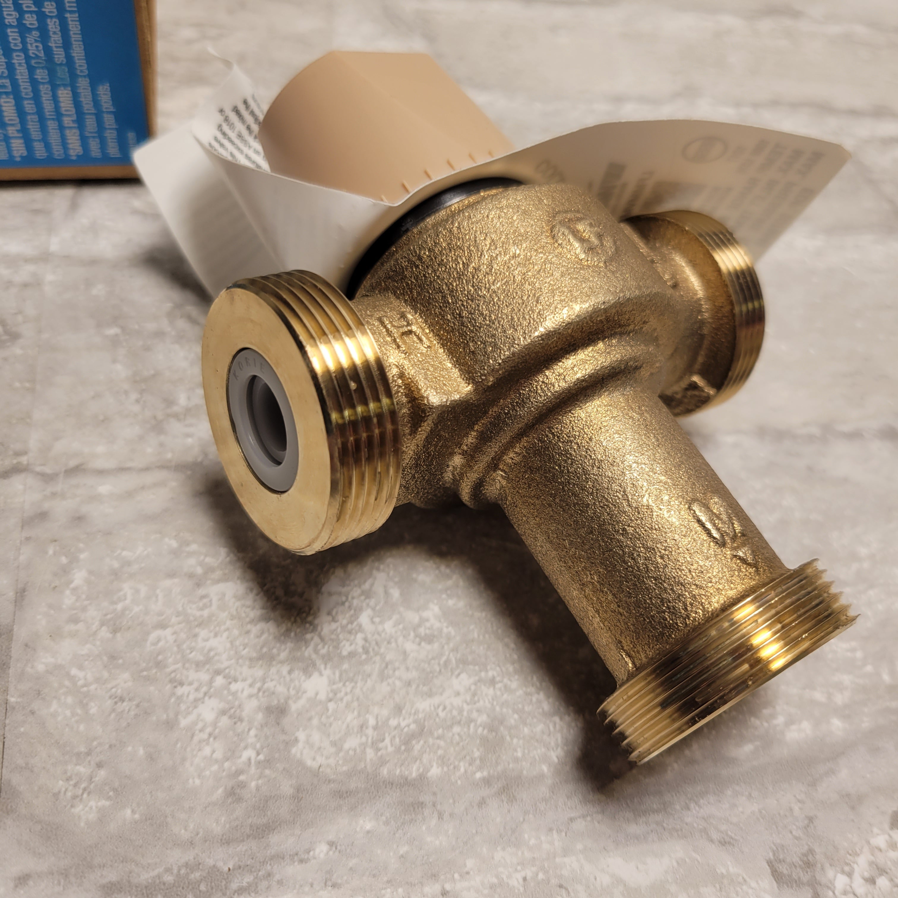 Watts LFMMVM1-CPVC, 3/4-inch Lead-Free Thermostatic Mixing Valve (EDP #0559162) (8063899664622)