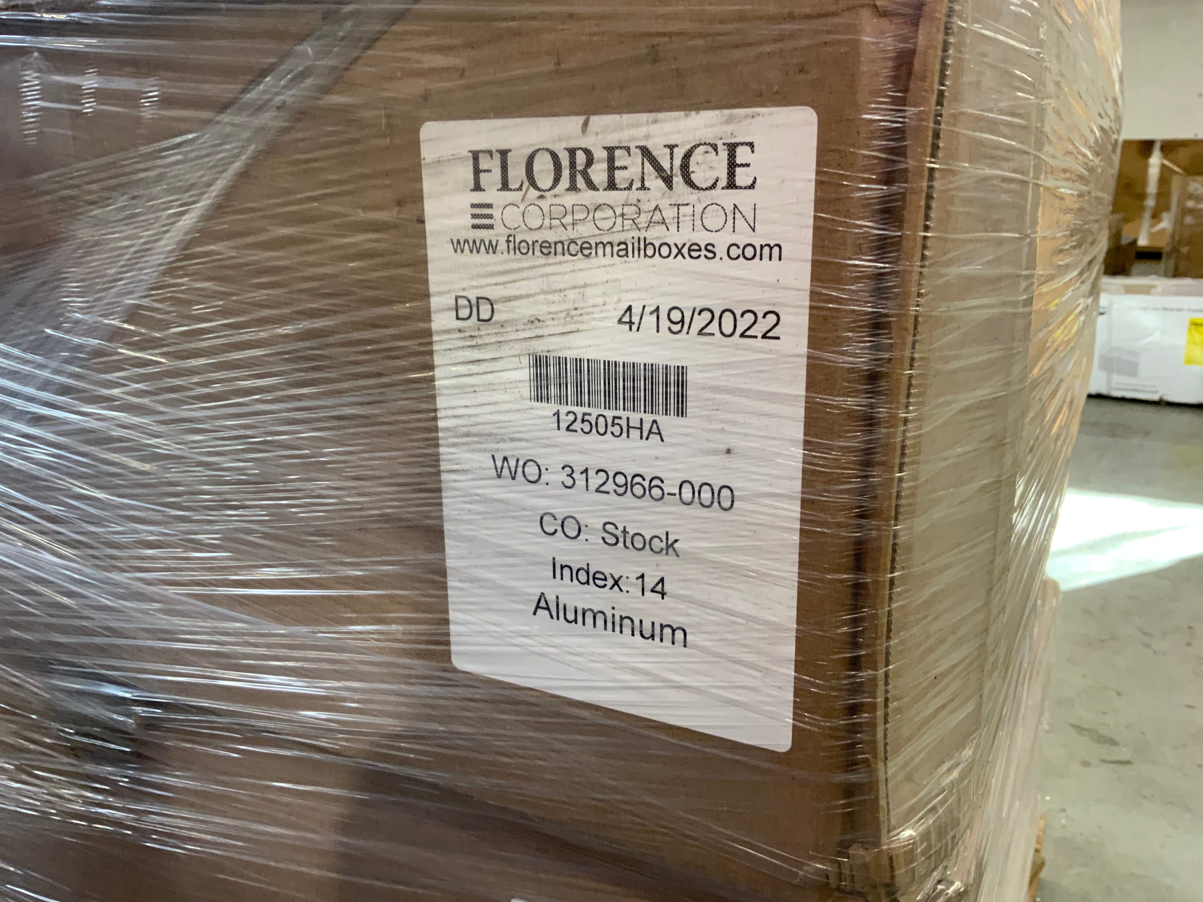 AF Florence Vertical Recessed Mount 5 Door Mailbox (12505HA) (8189490135278)