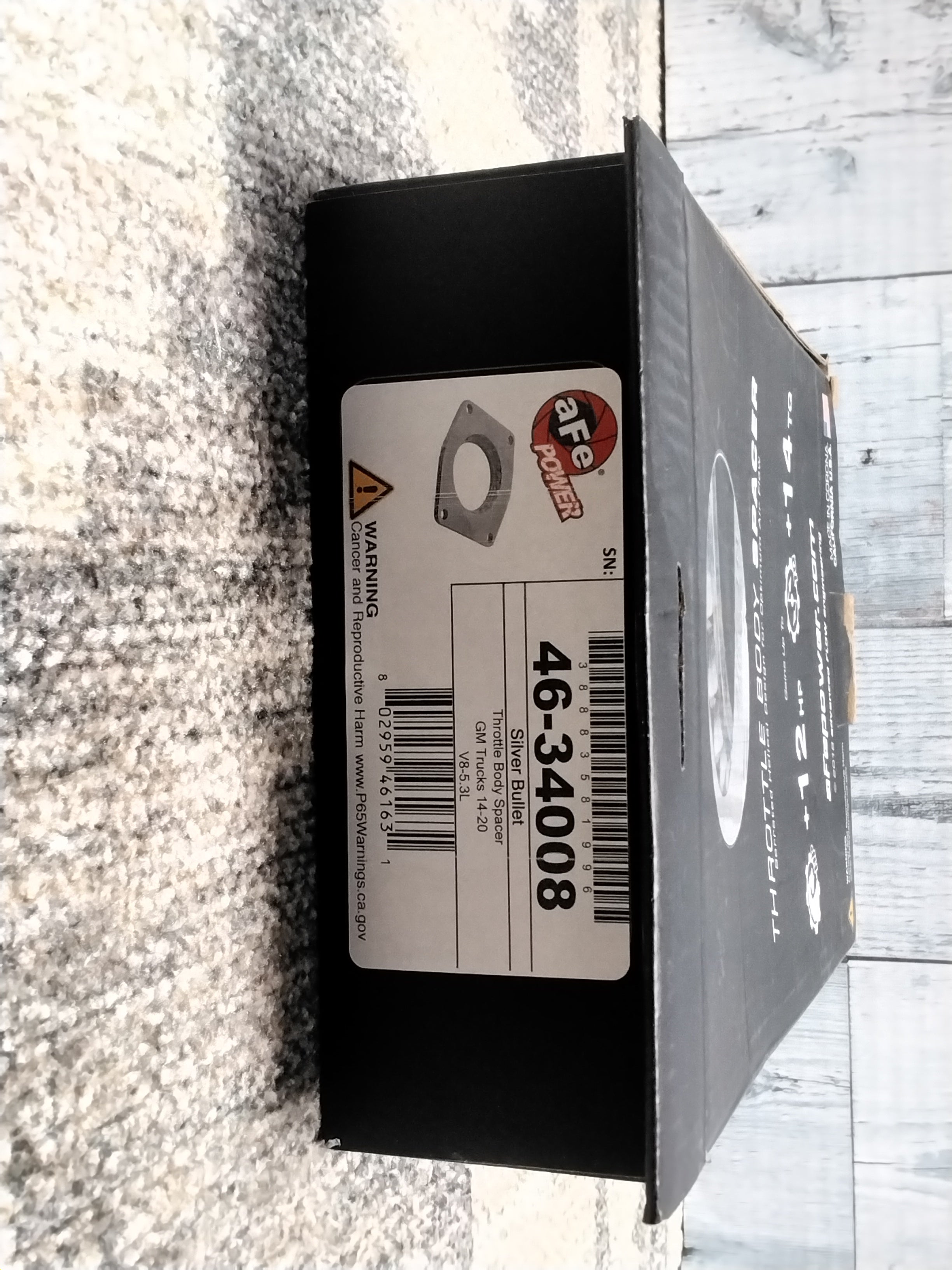 aFe Power Silver Bullet 46-34008 GM Throttle Body Spacer (7927700553966)