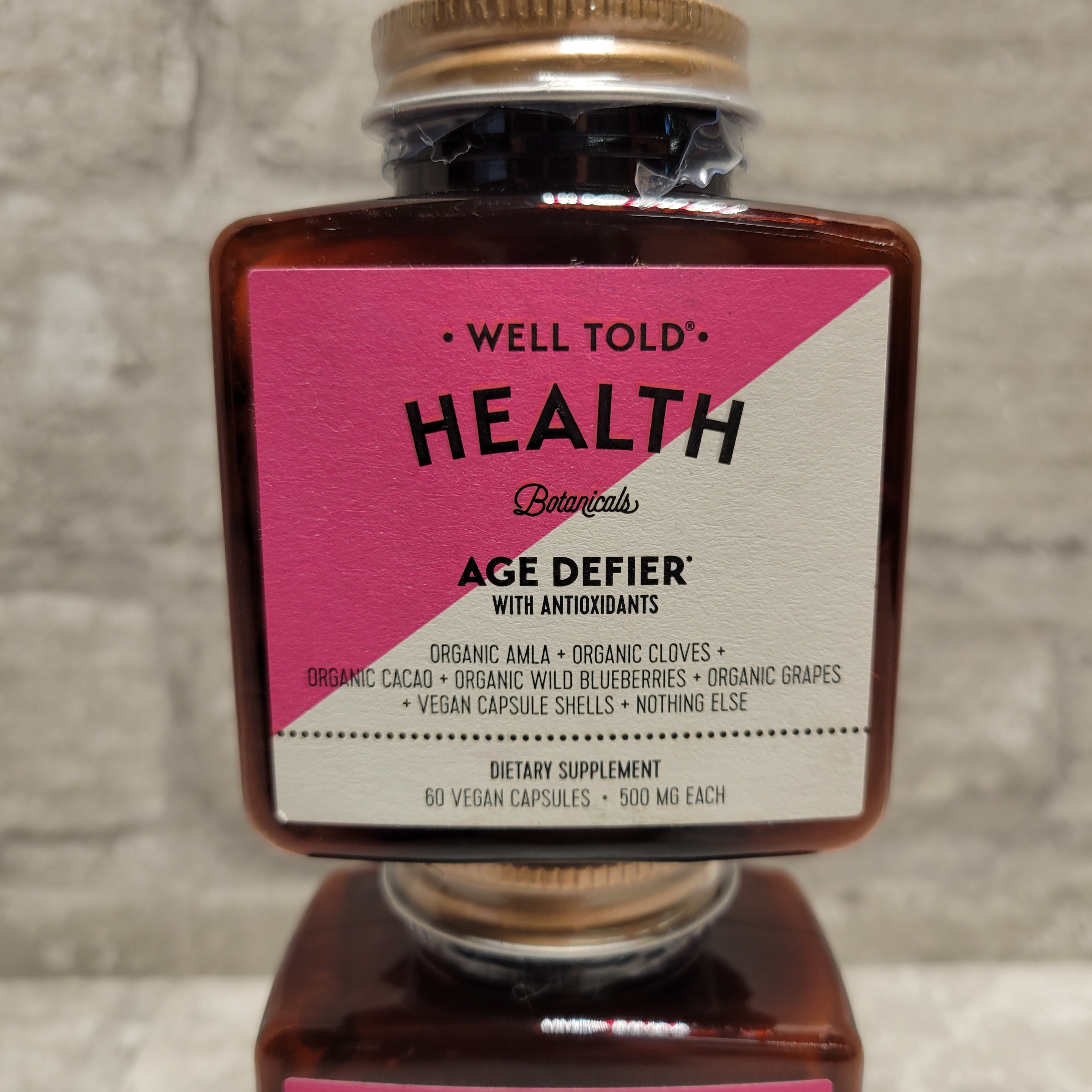 Well Told Health Age Defier With Antioxidants 60 Capsules, 2 pack, 3/2025 (8109017399534)