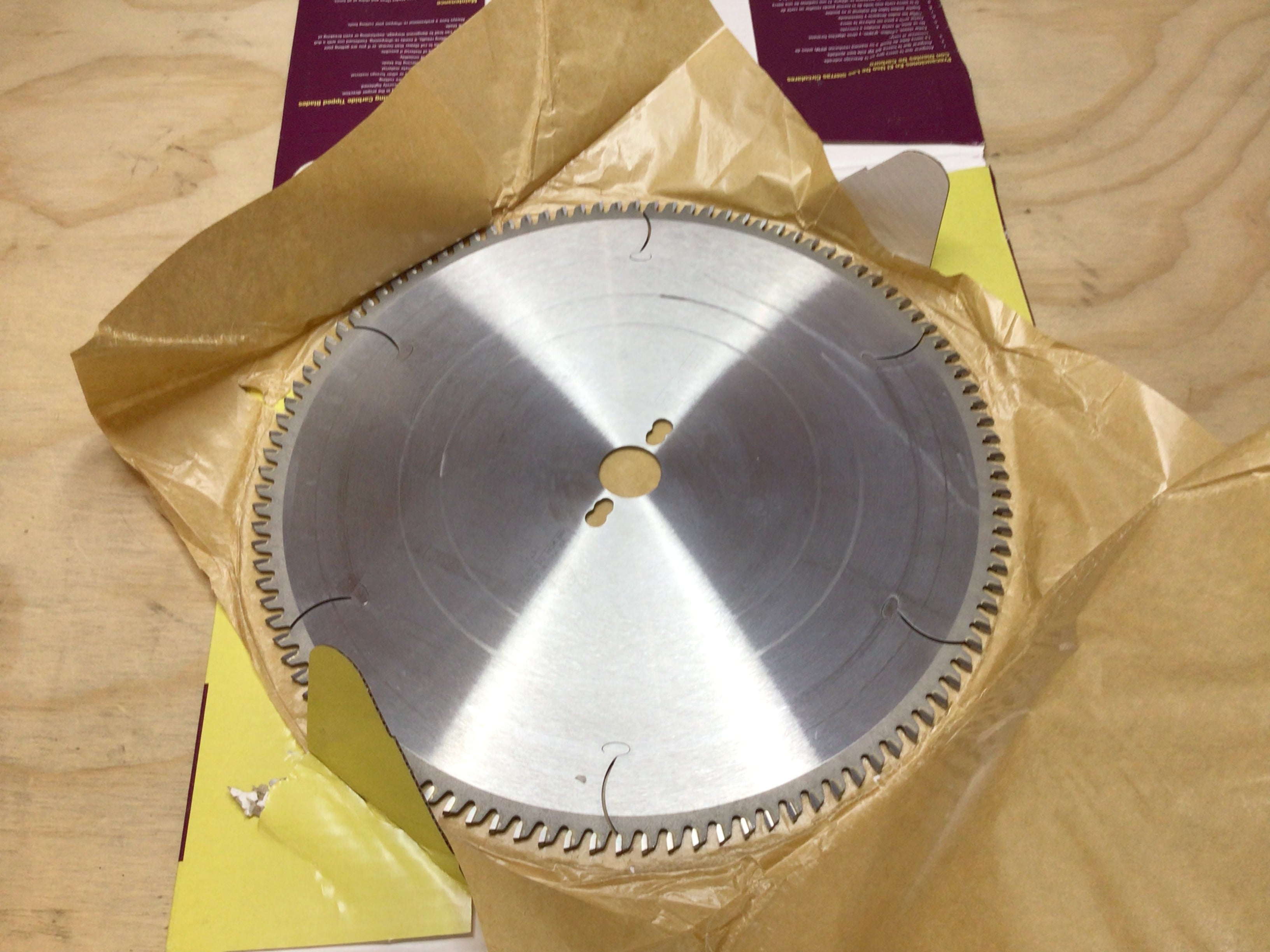 AGE MD14-102-30 Plastic 14″ Dia x 108T M-TCG, -2 Deg, 30mm Bore Saw Blade *NEW* (8108777505006)