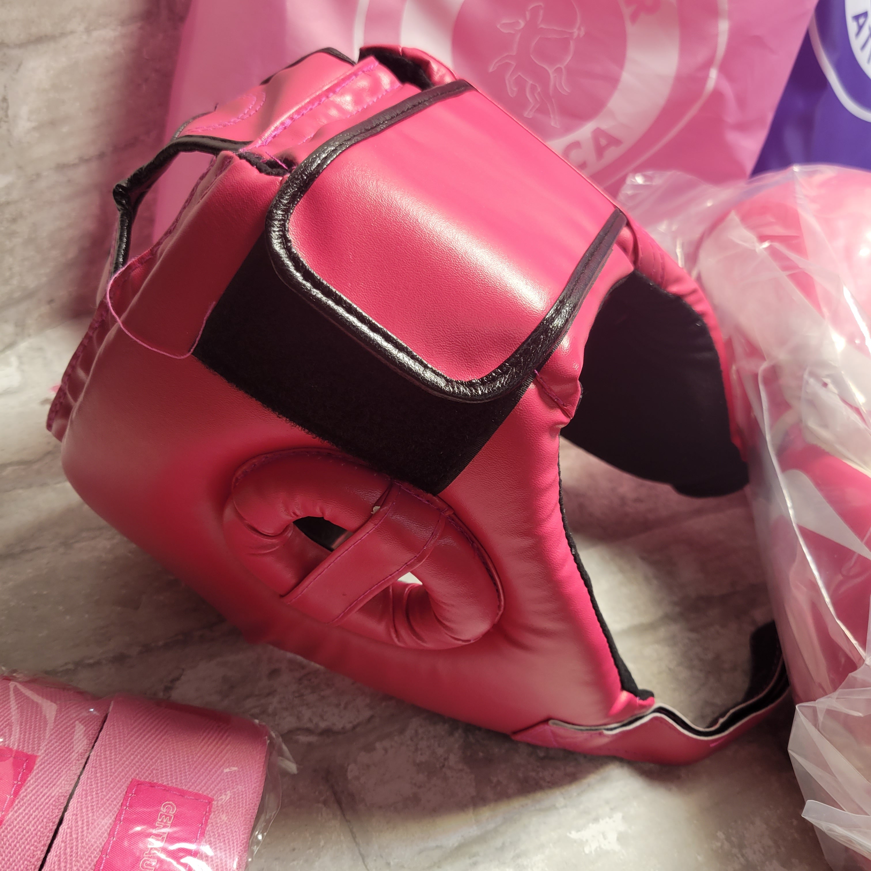 Centaur Athletica's Boxing Gloves (2 Pairs) Set, Boxing Headgear (2 Se