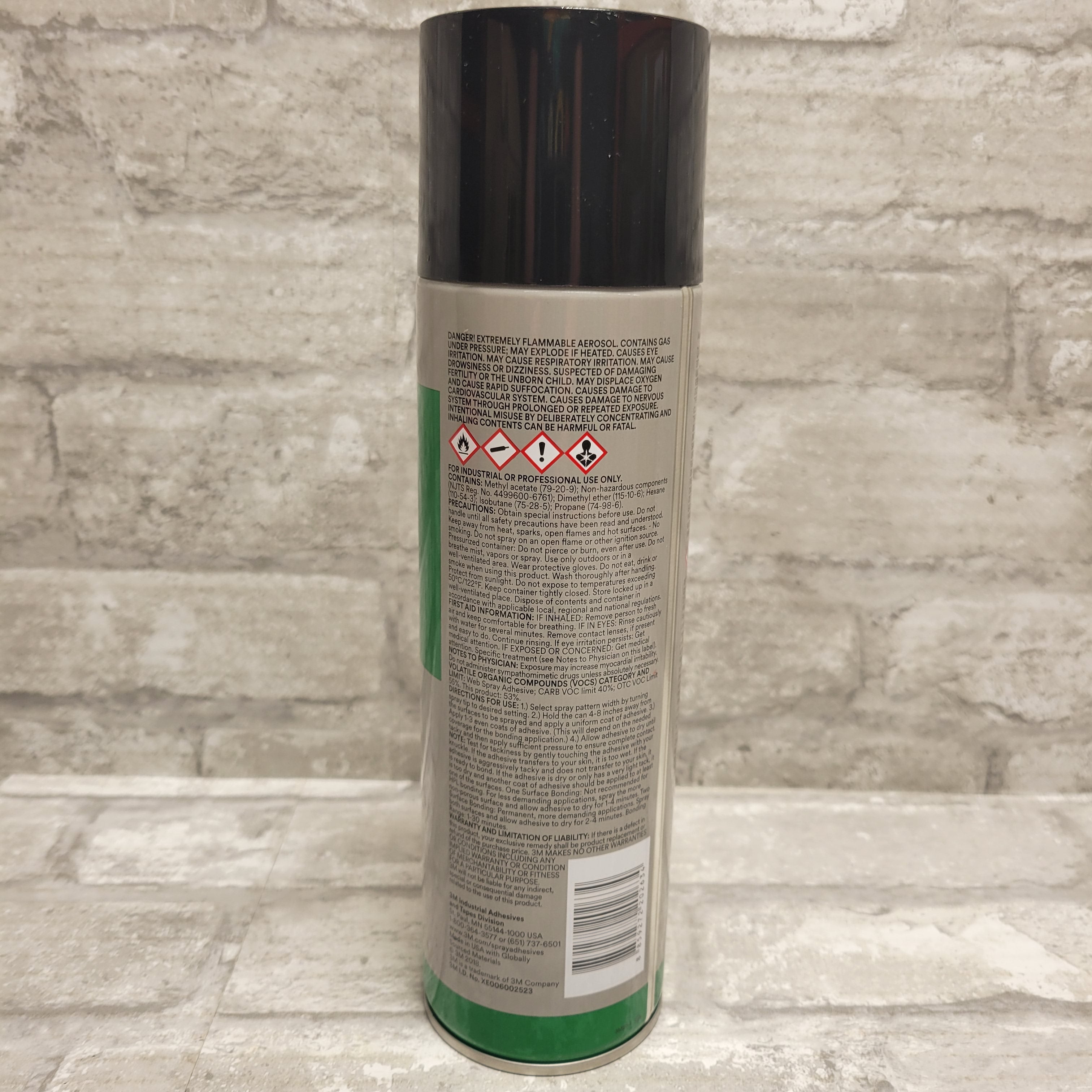 3M Heavy Duty 20 Spray Adhesive Clear, Net Weight 13.75 oz (8150487498990)