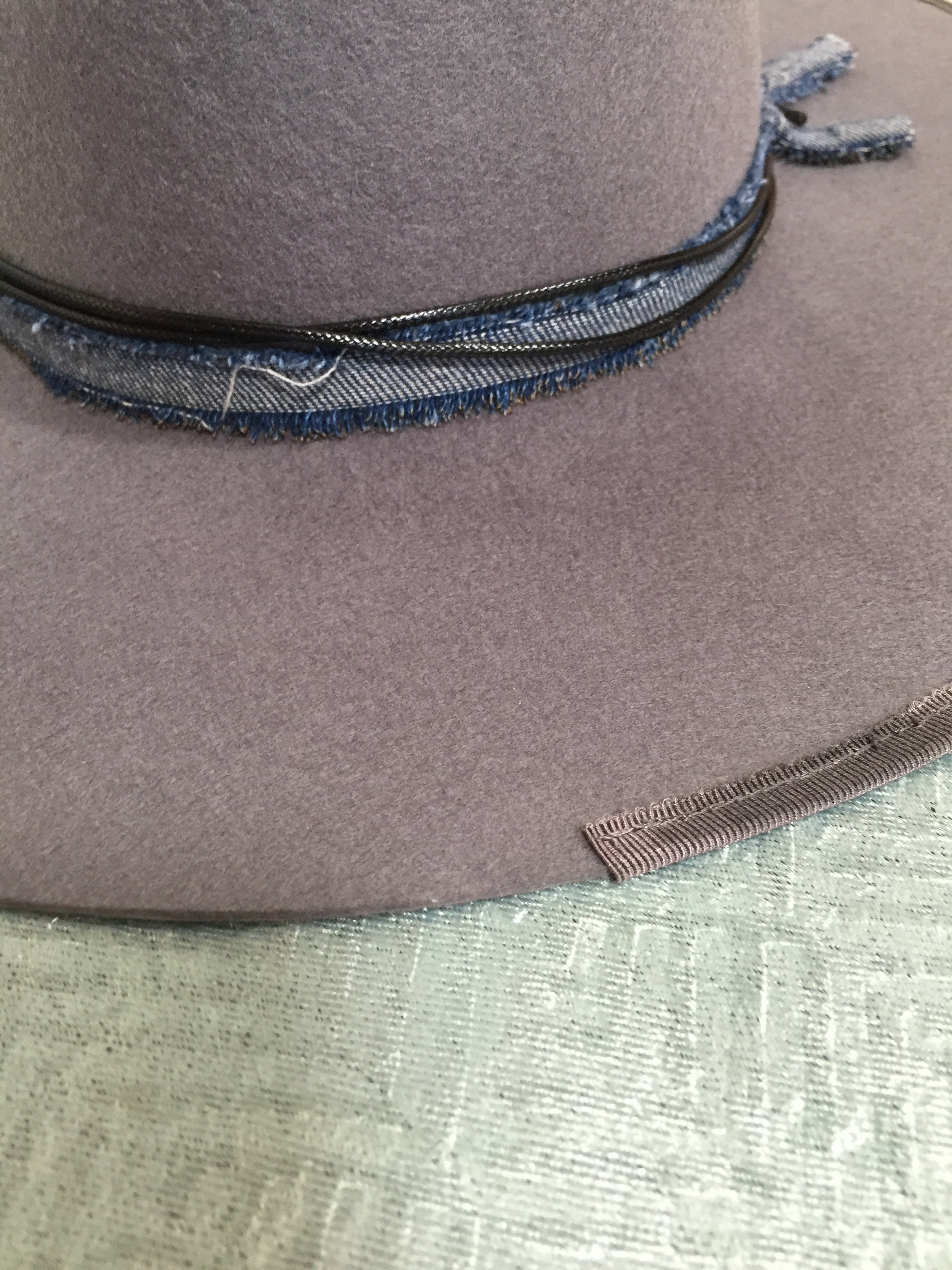 Vintage Distressed Fedora Hat for Men & Women in Cowboy Blue (7517421207790)