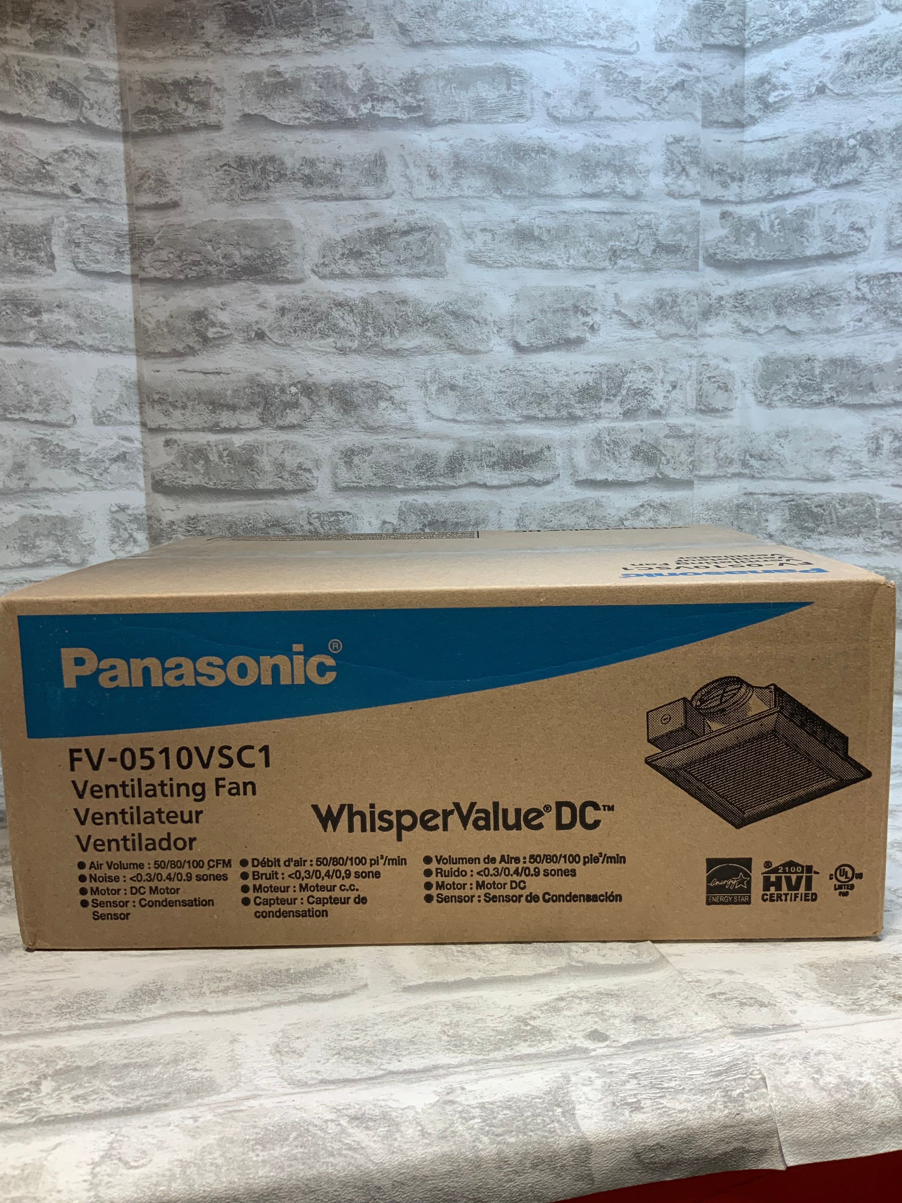 Panasonic WhisperValue DC Ventilation Fan with Condensation Sensor (7585694187758)