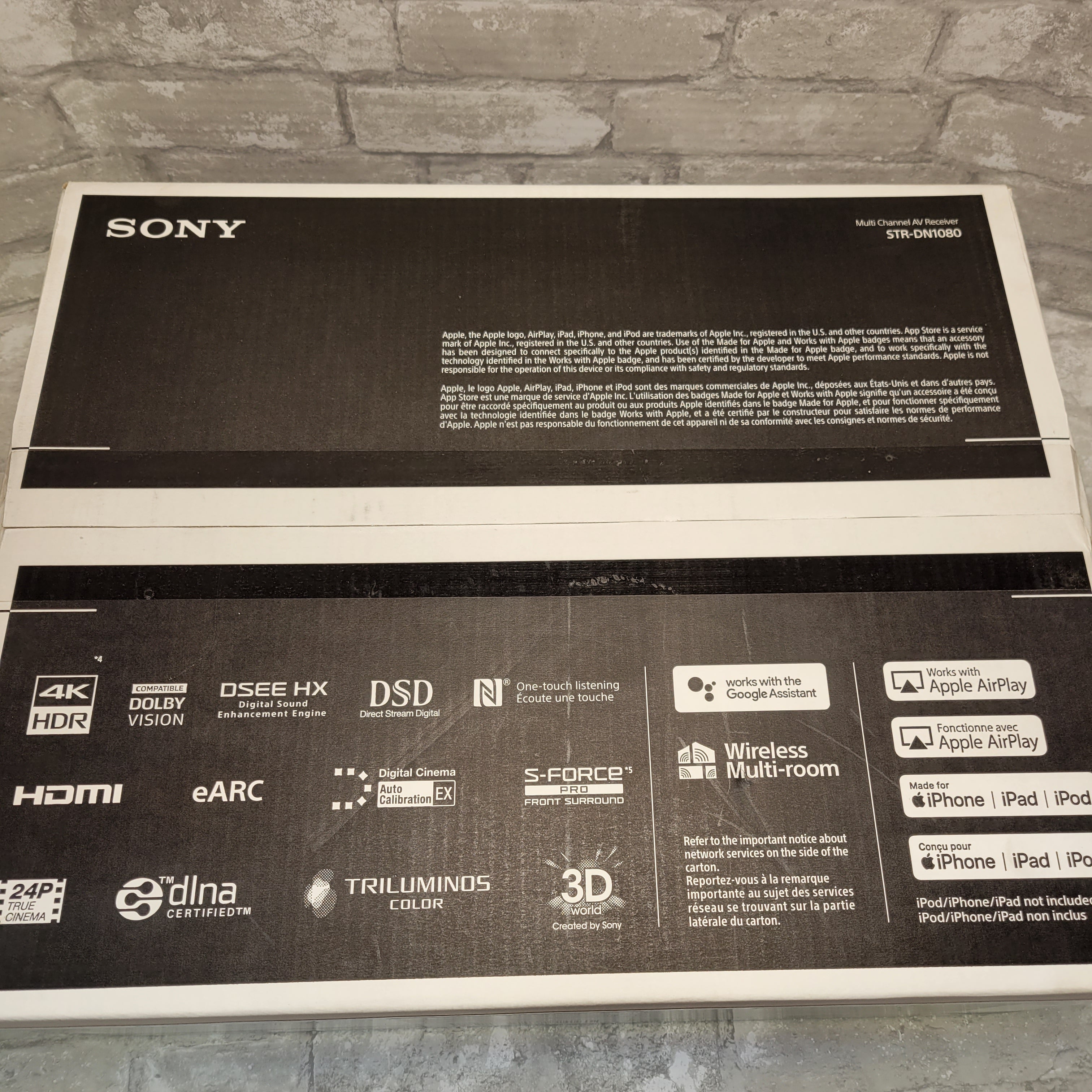 Sony STR-DN1080 7.2-ch Surround Sound Home Theater AV Receiver (7928564416750)