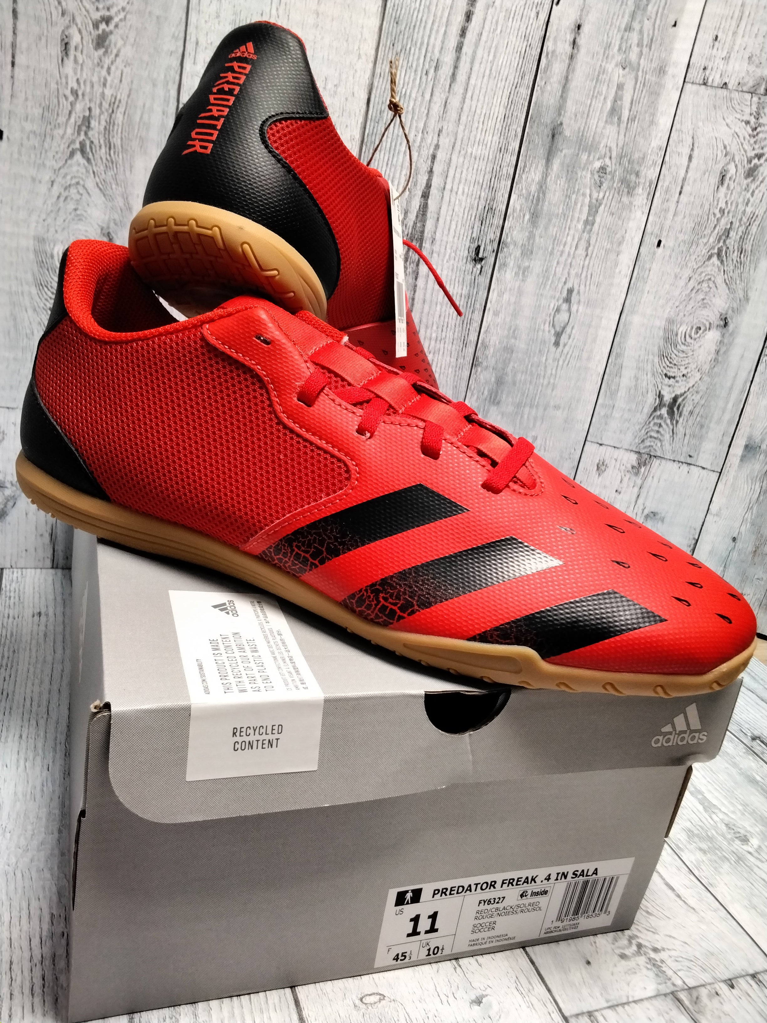 adidas Predator Freak .4 in Sala Soccer Shoe Mens, Sz 11 (7872369852654)
