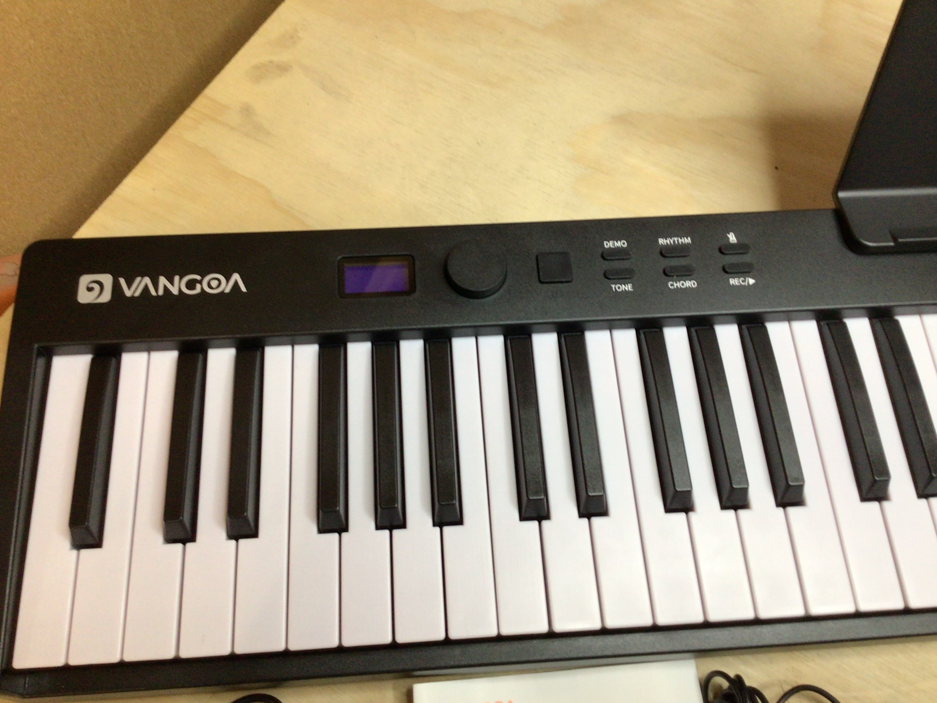 Vangoa Folding Piano Keyboard 88 Key Semi-Weighted Bluetooth VGD-882 **USED** (8113501241582)