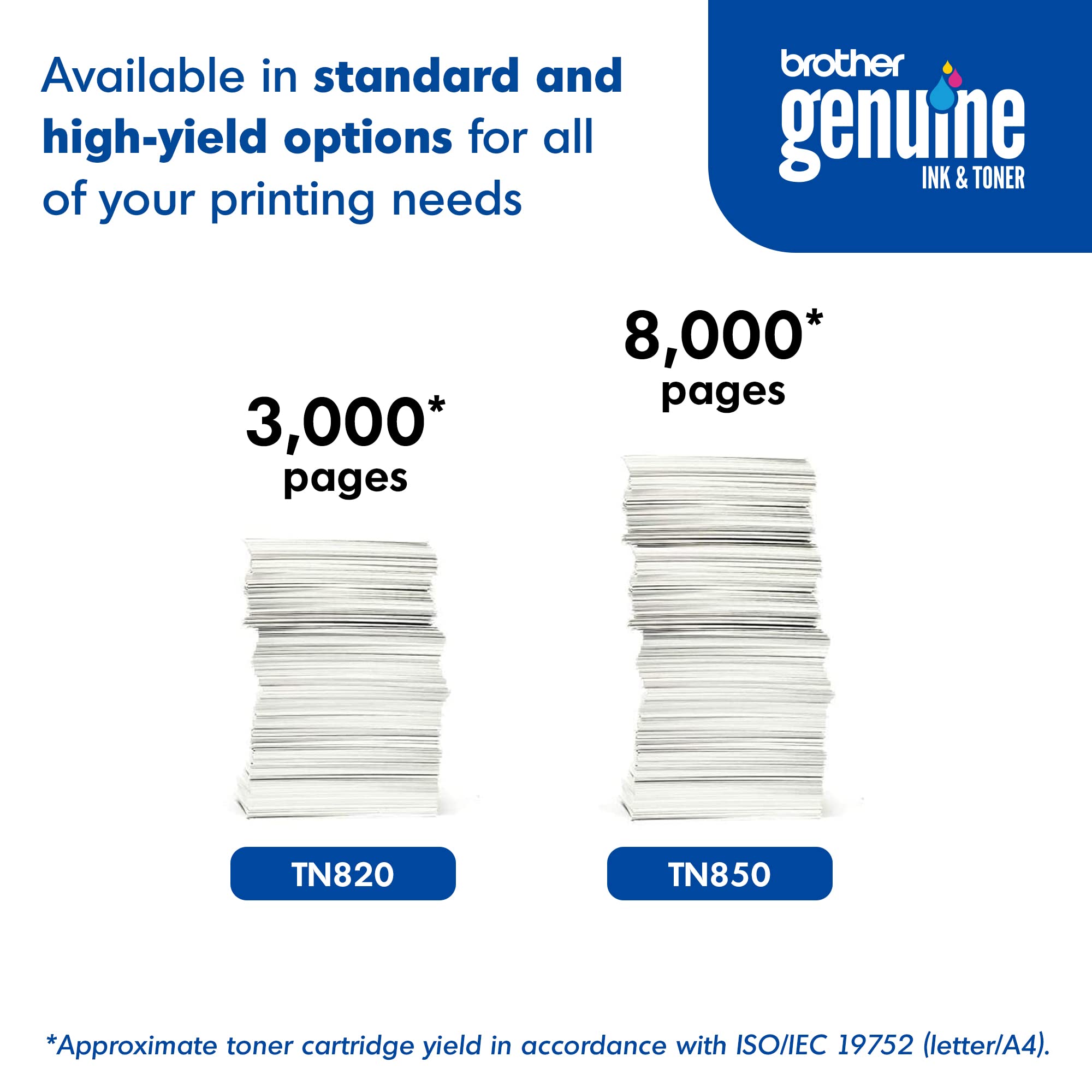 Brother Genuine High Yield Toner Cartridge, TN850 Black Toner *SEALED* (7883875221742)