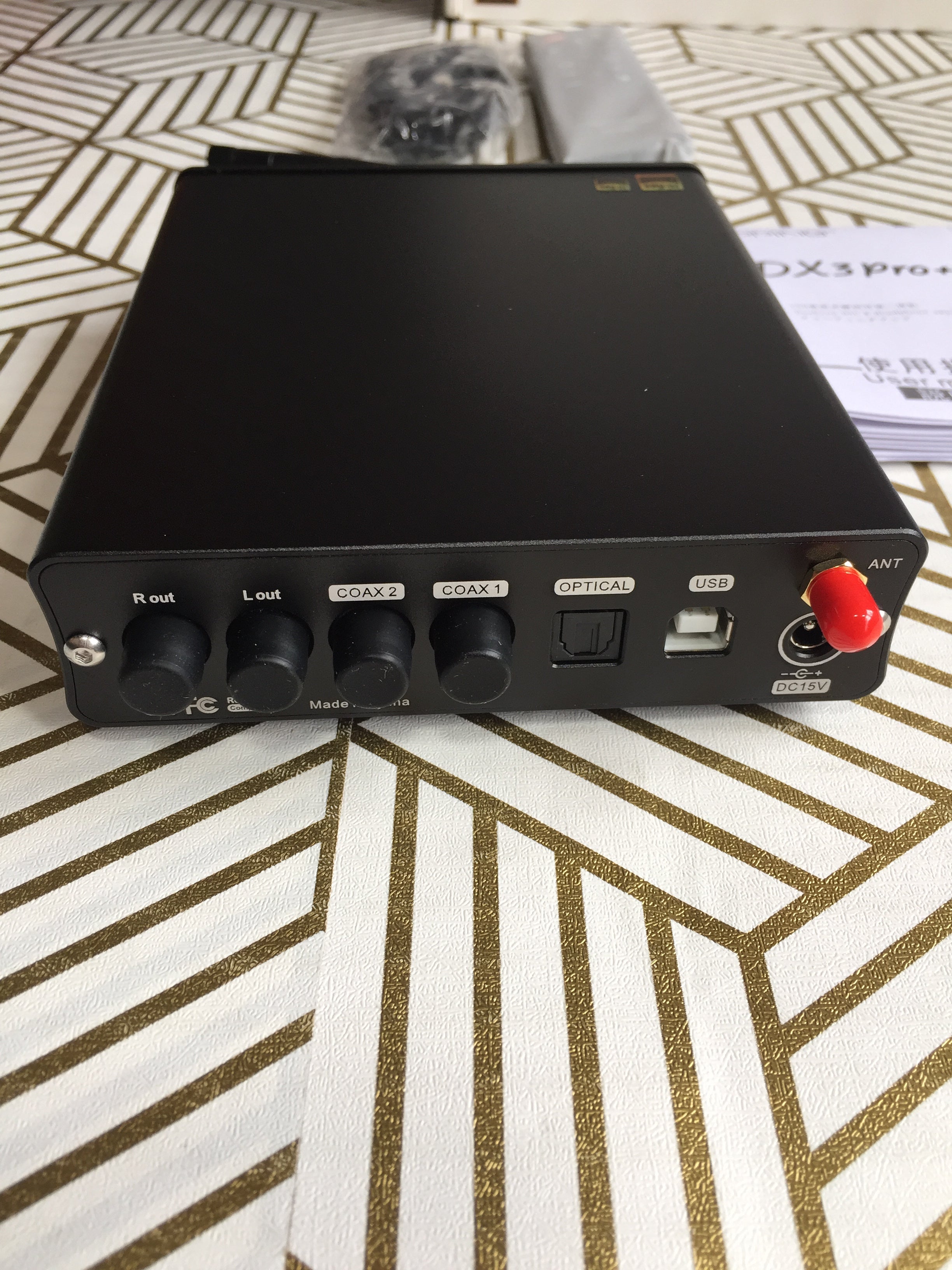 Topping DX3 Pro+ ES9038Q2M Bluetooth Audio Decoder Headphone Amplifier (8045978910958)