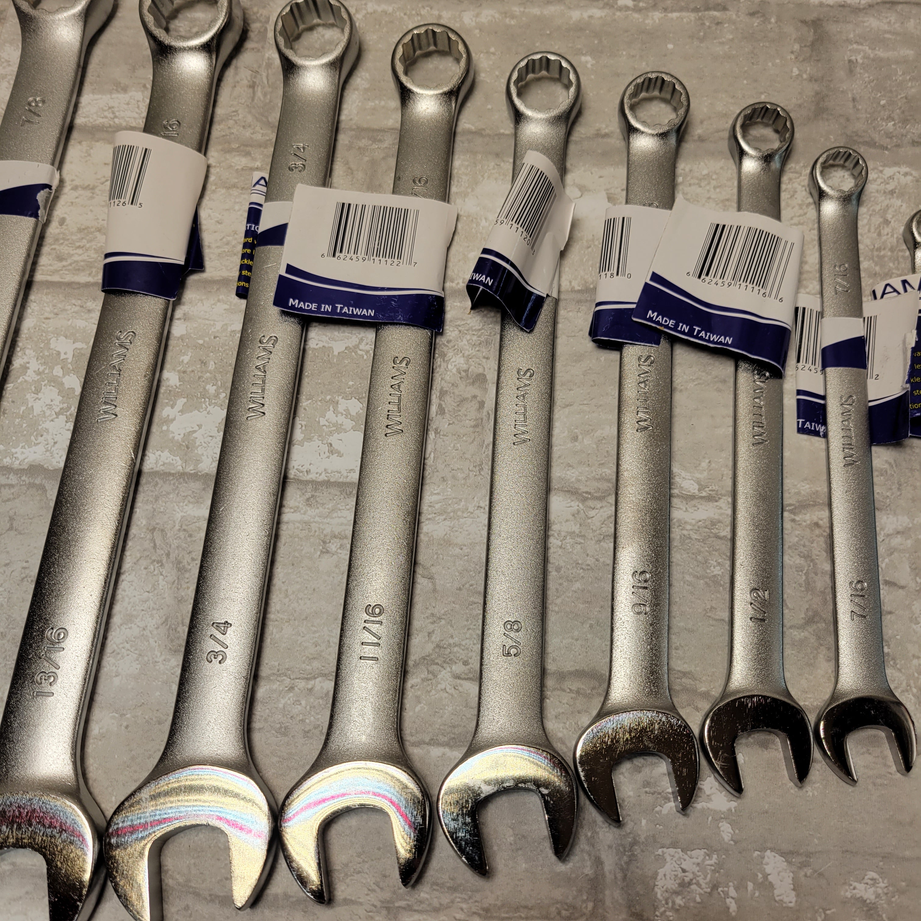 Williams 11006 Wrench Set 15 Pcs 1/4-1-1/4 *MISSING 3/8