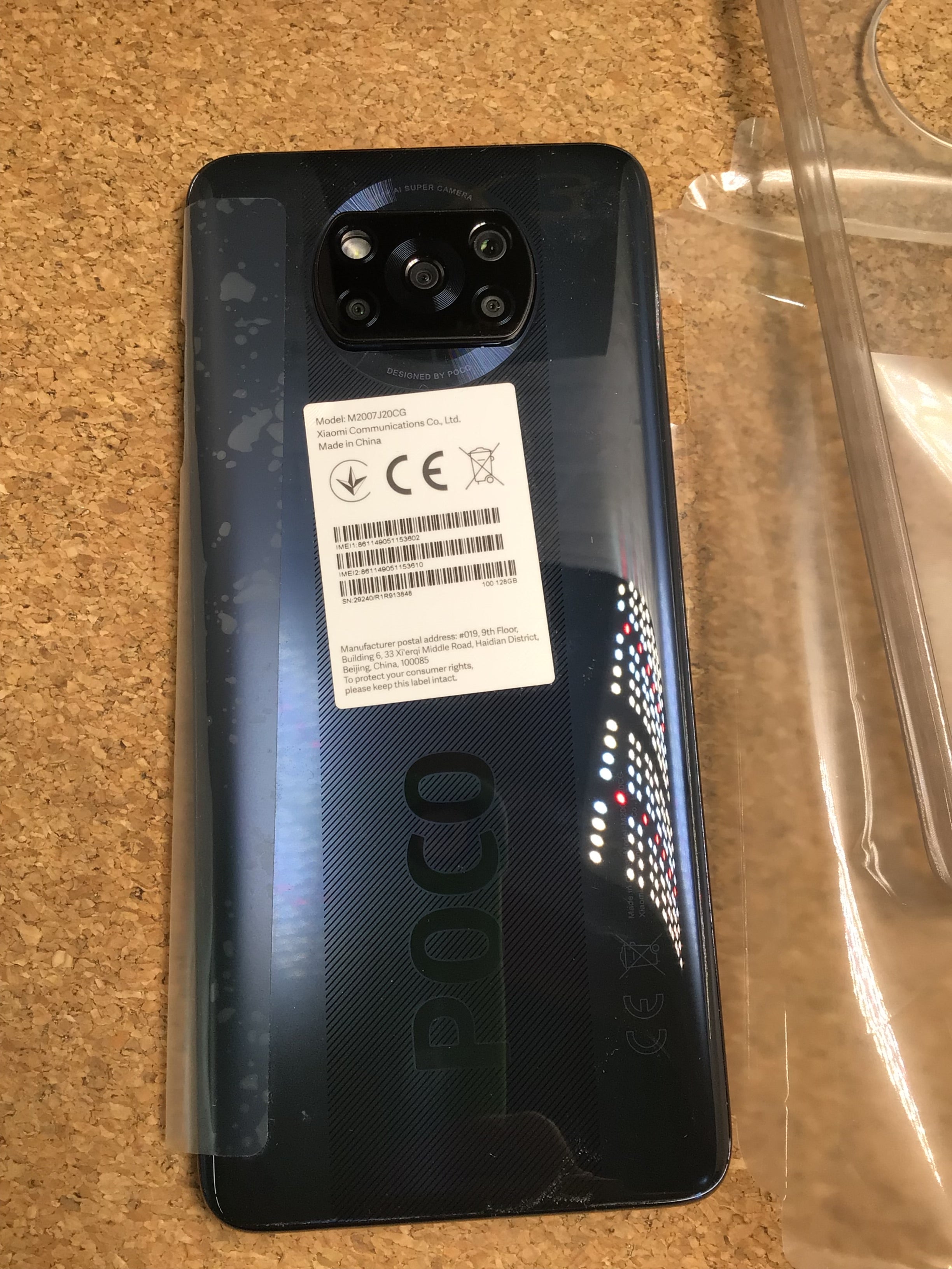 Xiaomi Poco X3 NFC/Shadow Gray 128GB 6GB RAM (7910033490158)