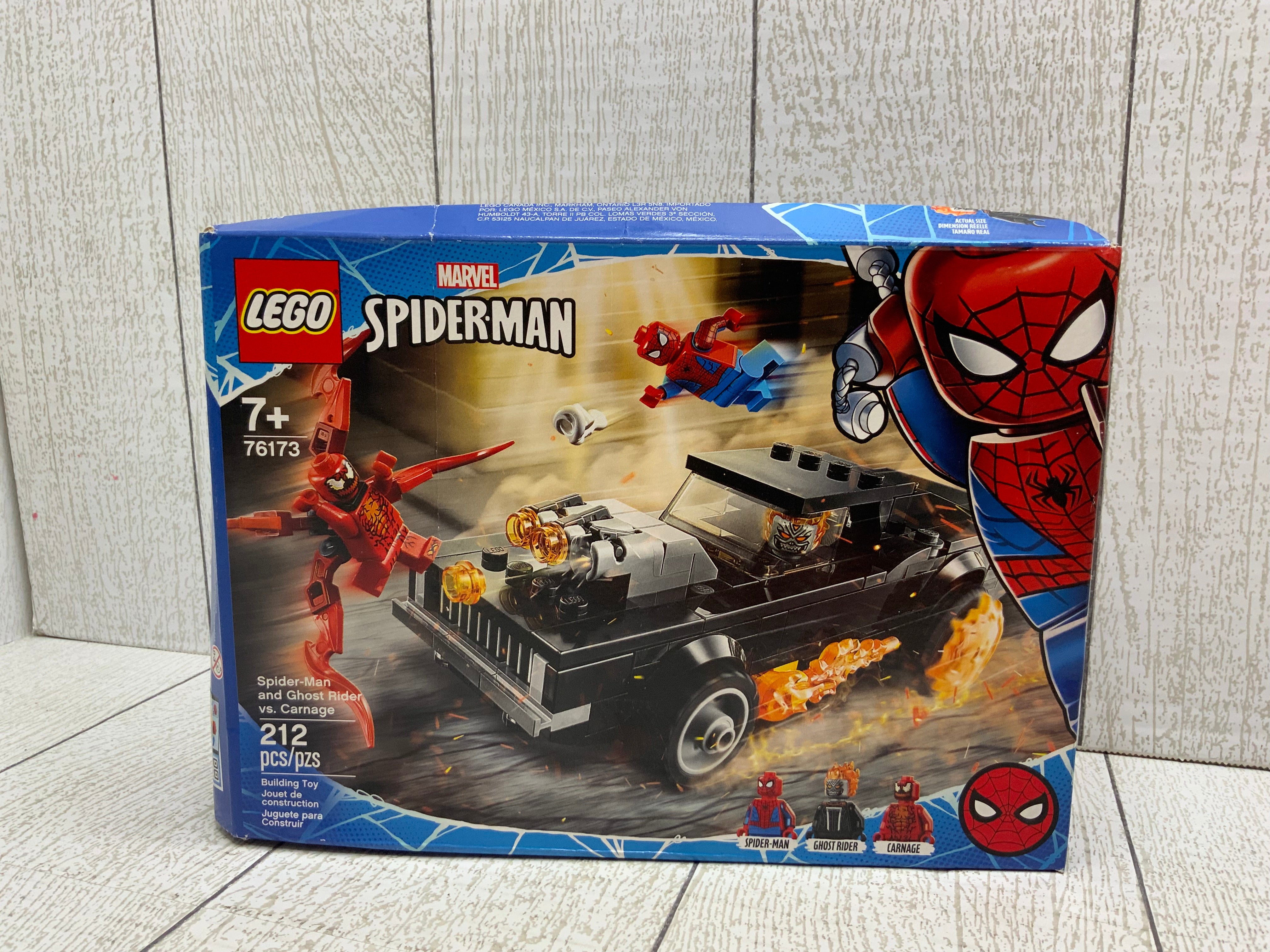 LEGO Marvel Spider-Man: Spider-Man and Ghost Rider vs. Carnage 76173 Set (8039884456174)