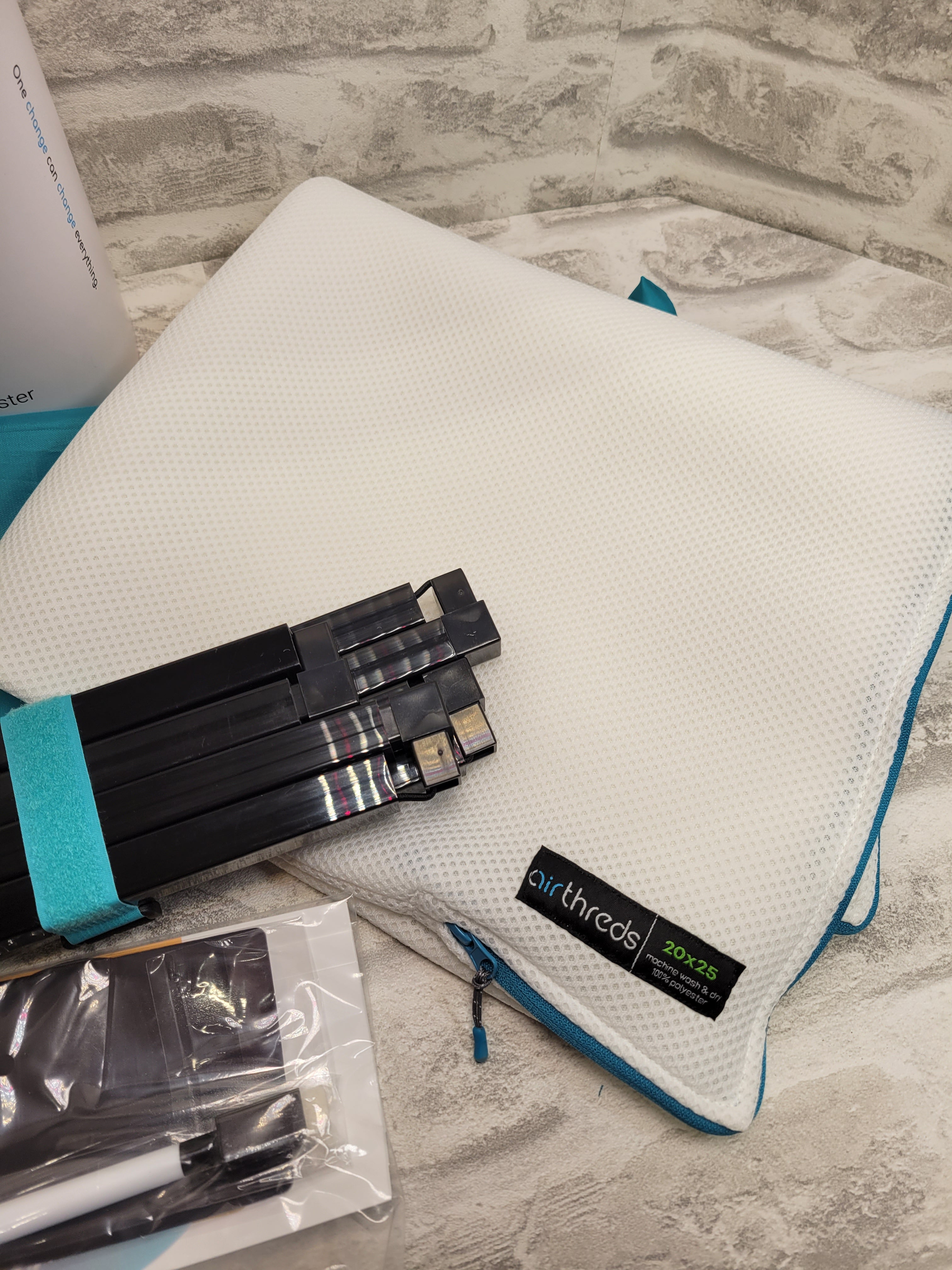 AirThreds 20x25x1 Reusable Air Filter for AC HVAC Furnace, MREV 8 Plus (7532432457966)