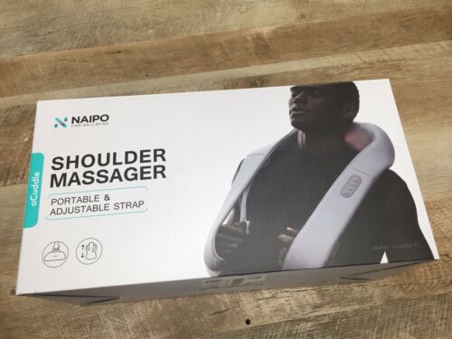 AS-IS SEE NOTES Naipo Back Massager with Adjustable Heat and Straps (6922773233847)