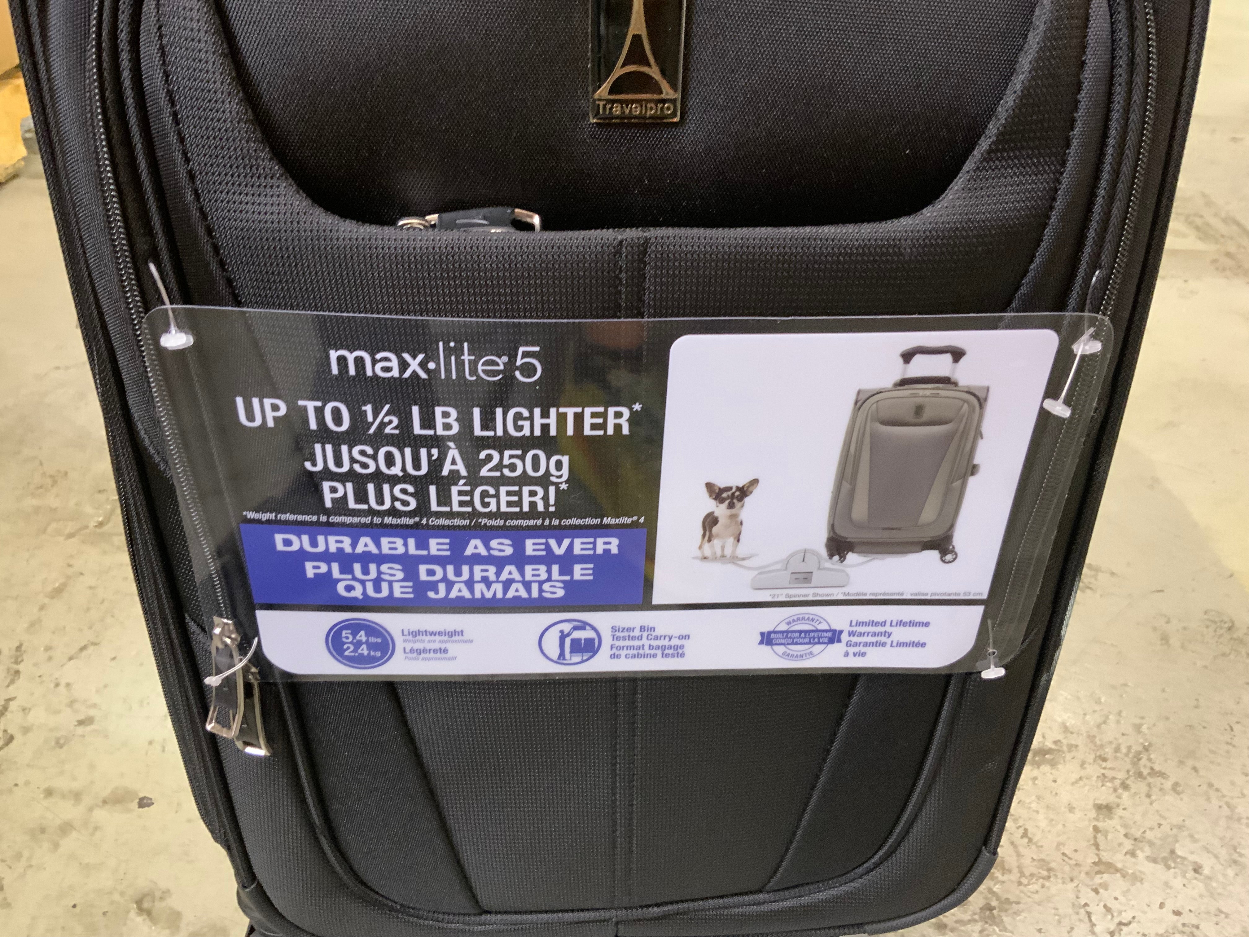 Travelpro Maxlite 5 Softside Expandable Luggage with 4 Spinner Wheels - 21 Inch (8086162407662)