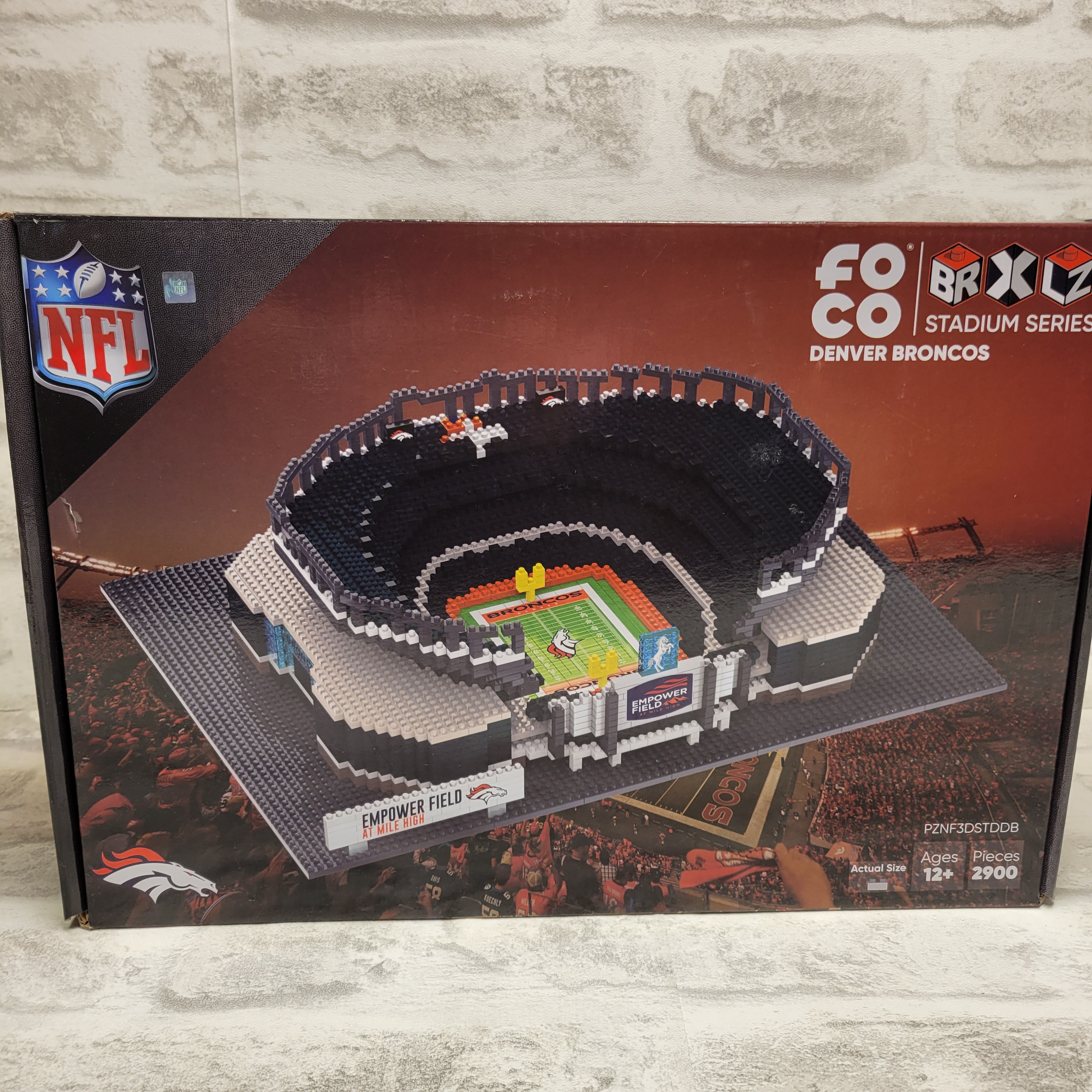 Denver Broncos Mile High Stadium Building Bricks, Great Gift (7619729424622)