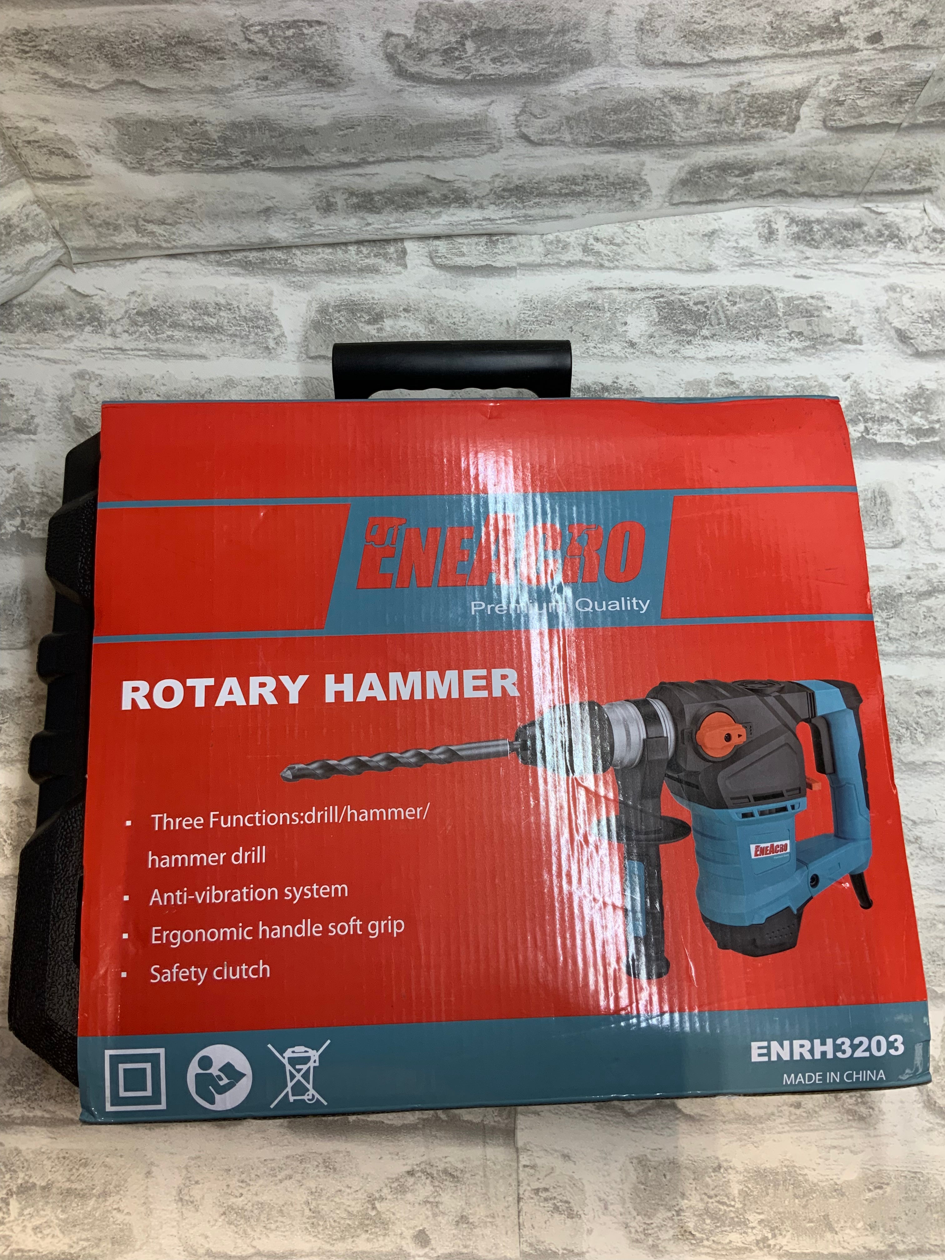 ENEACRO 11/4 Inch SDSPlus 12.5 Amp Heavy Duty Rotary Hammer Drill