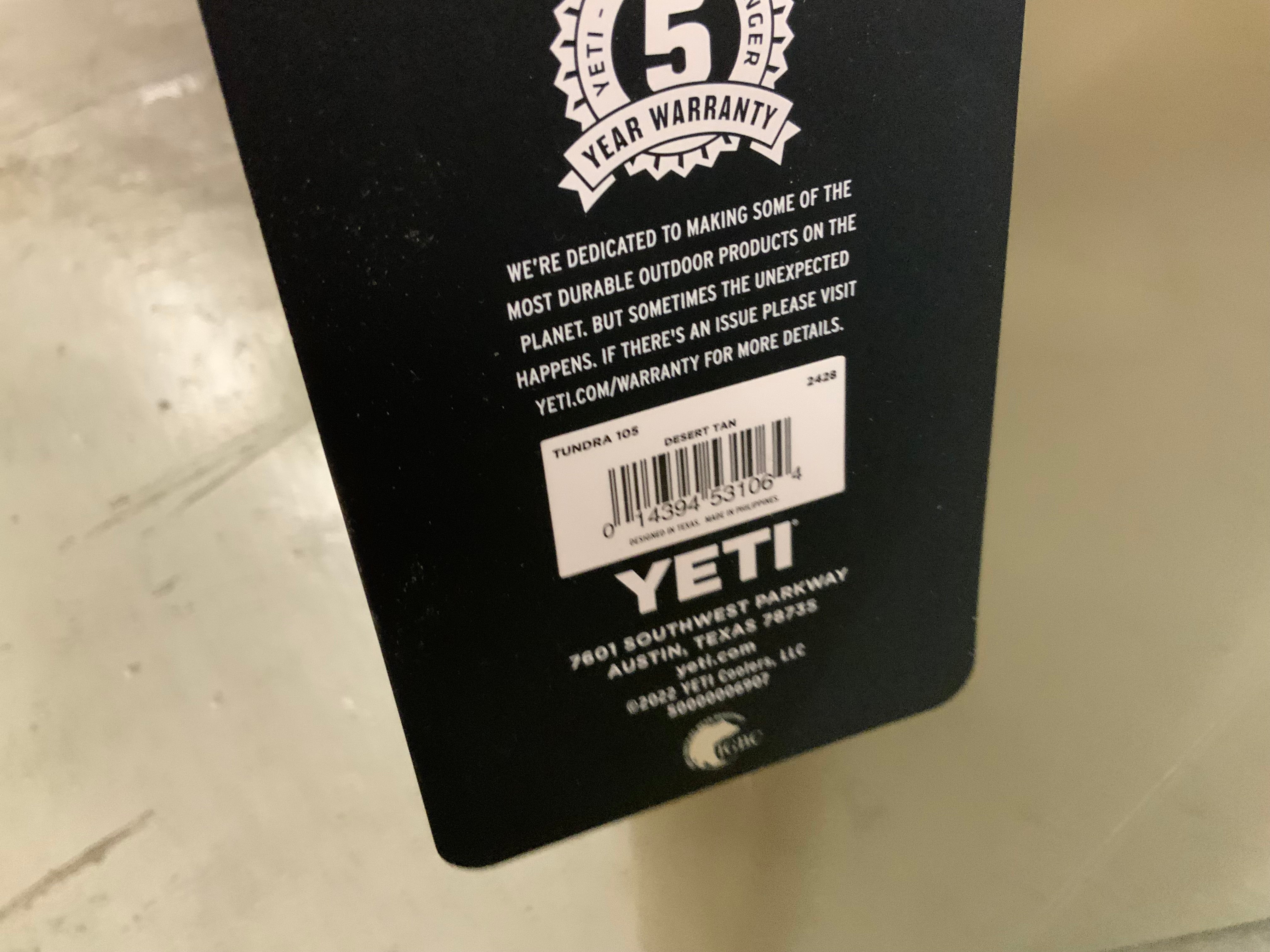 YETI Tundra 105 Cooler (Desert Tan) (8098514665710)