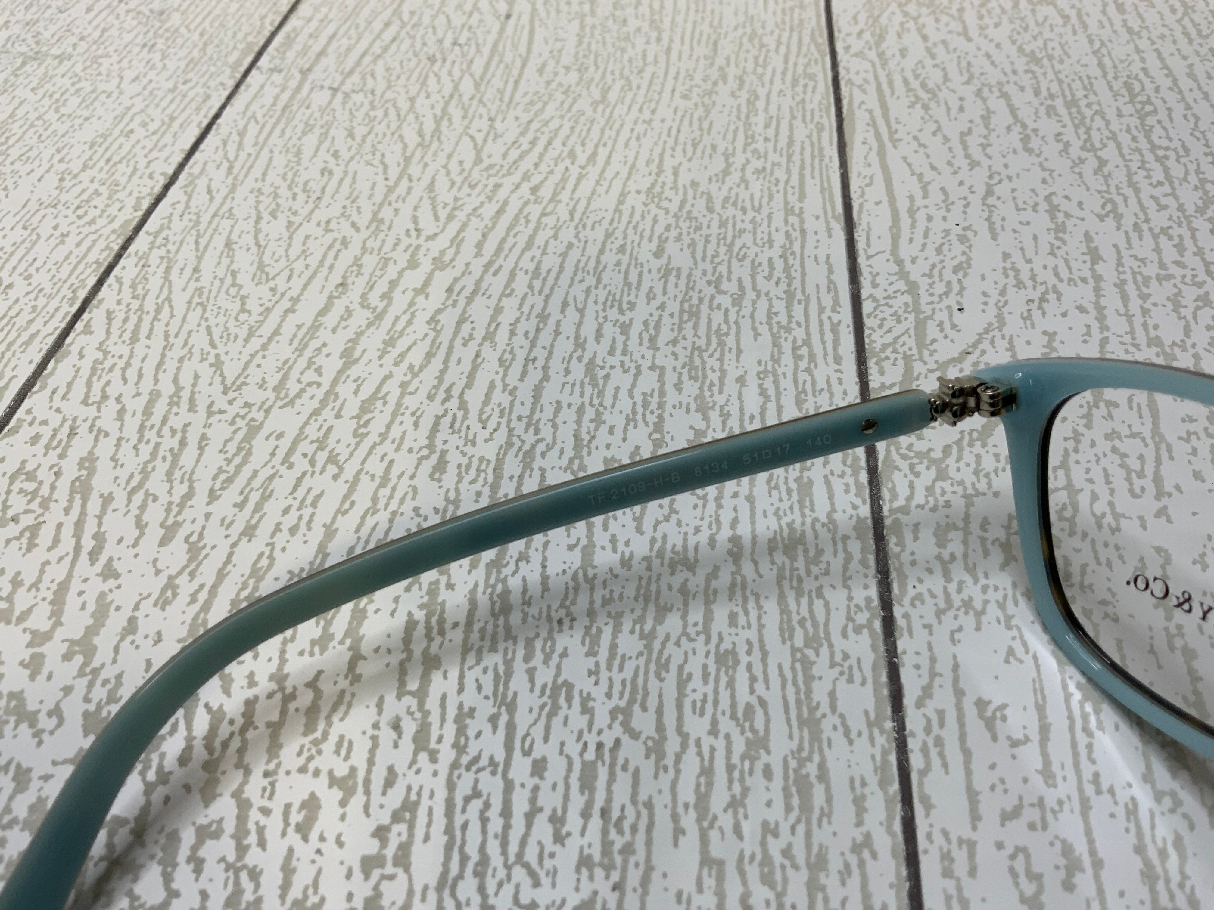 Tiffany & Co TF2109HB - 8134 Eyeglasses Havana/Blue Frames 51mm (7912367915246)