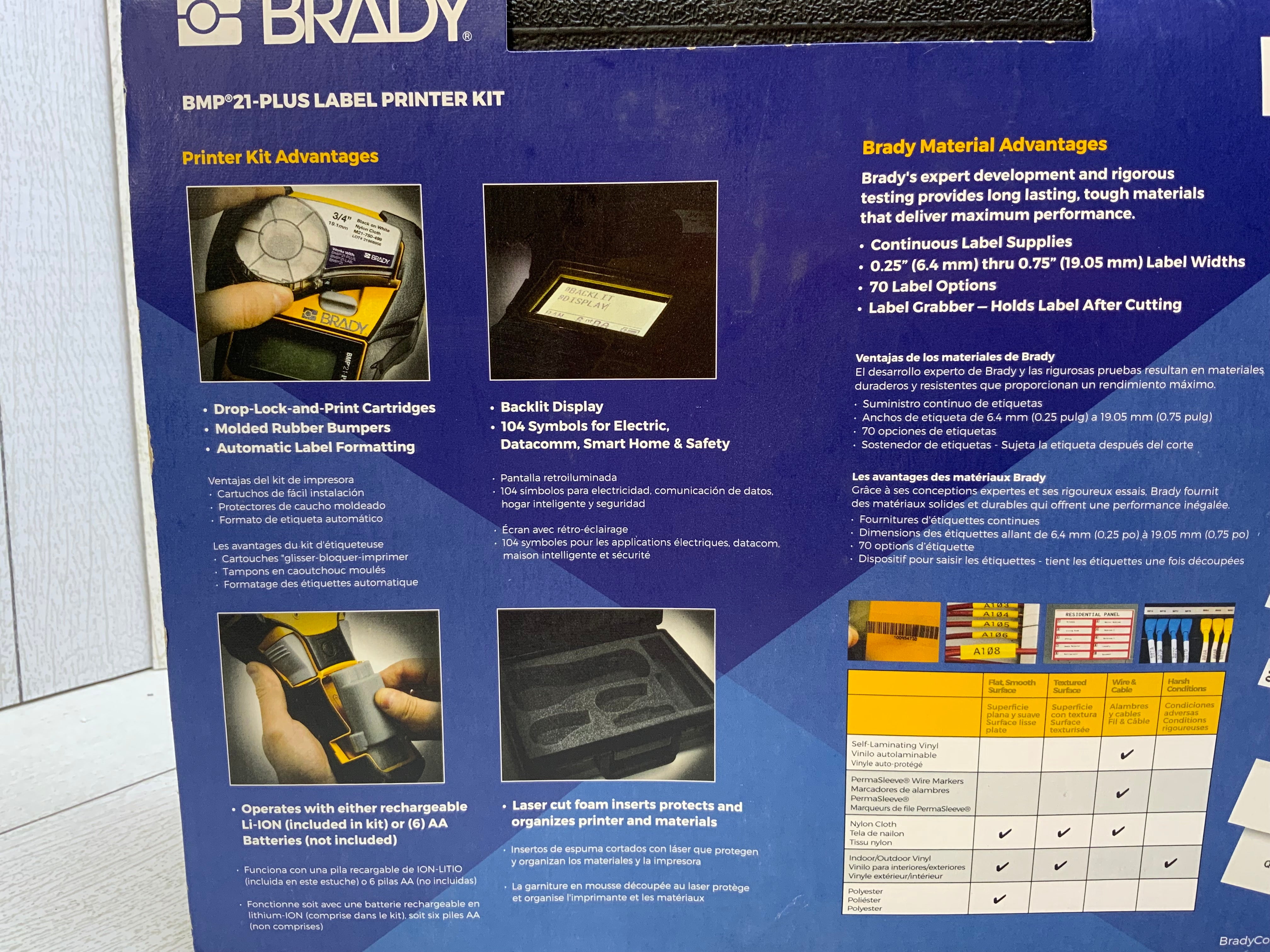 Brady (BMP21 PLUS) Handheld Label Printer