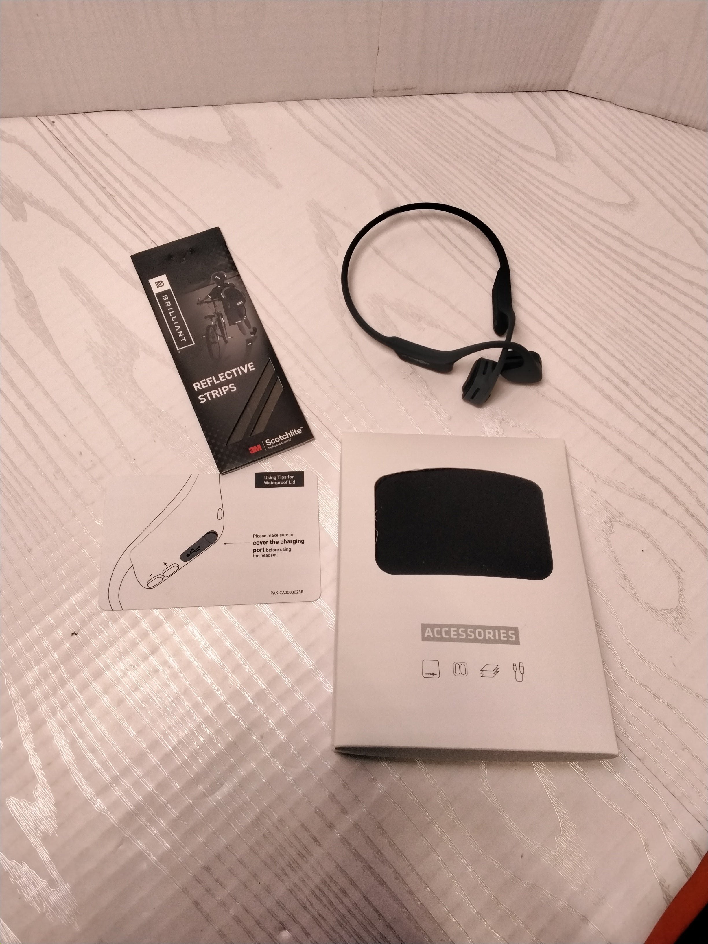 AfterShokz Air Bone Conduction Wireless Bluetooth Headphones, Slate Grey (7763697926382)