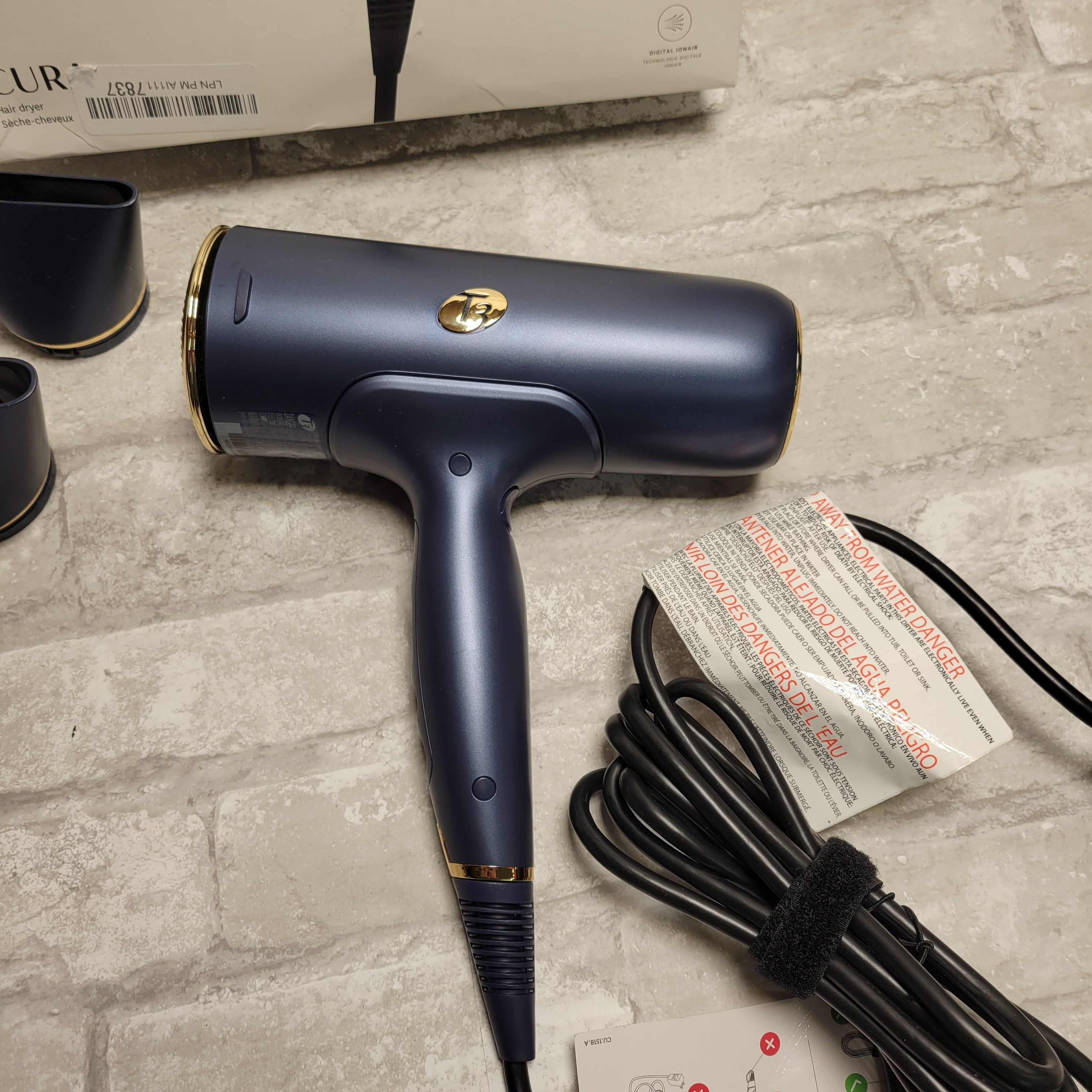 T3 Micro Cura Digital Ionic Professional Blow Hair Dryer (8024968724718)