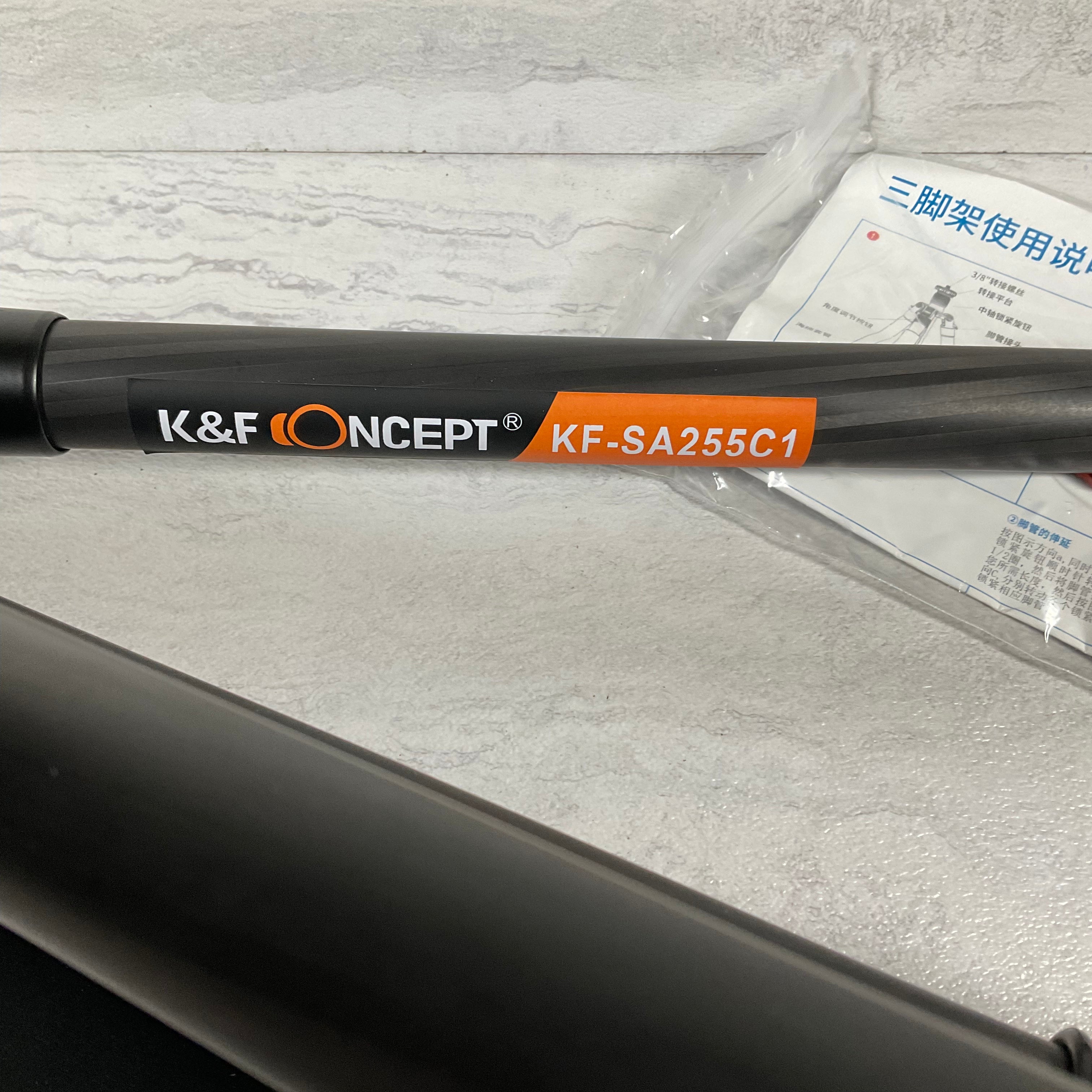 K&F Concept 61" /154cm Carbon Fiber Camera Tripod,BA225