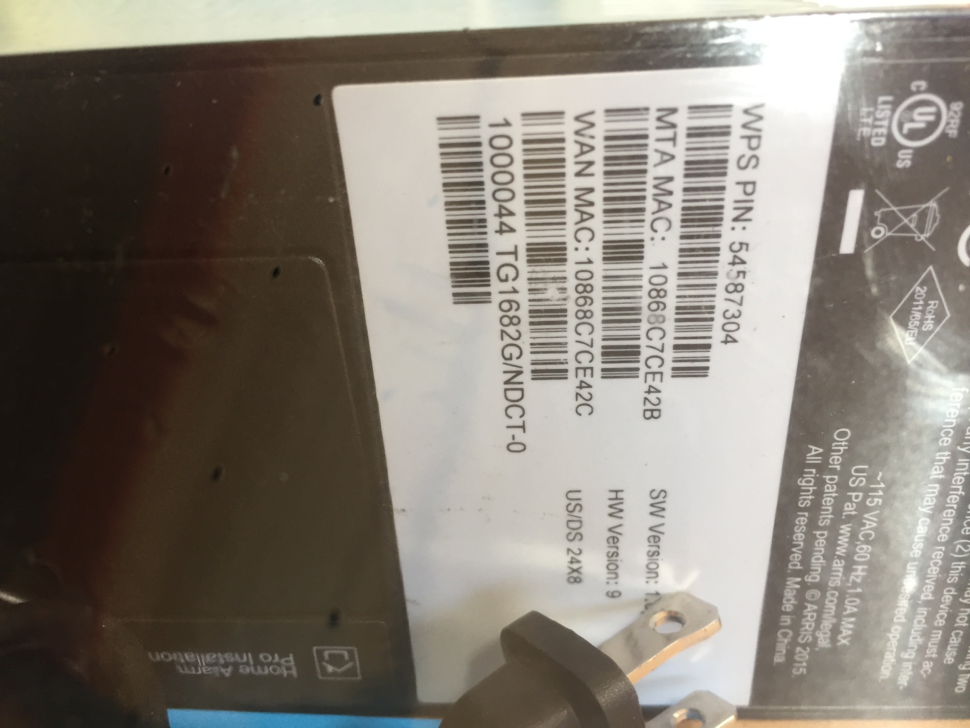 Xfinity Refurbished ARRIS SURFboard TG1682G/NDCT-0 Dual Band Router *SEALED* (7762984861934)