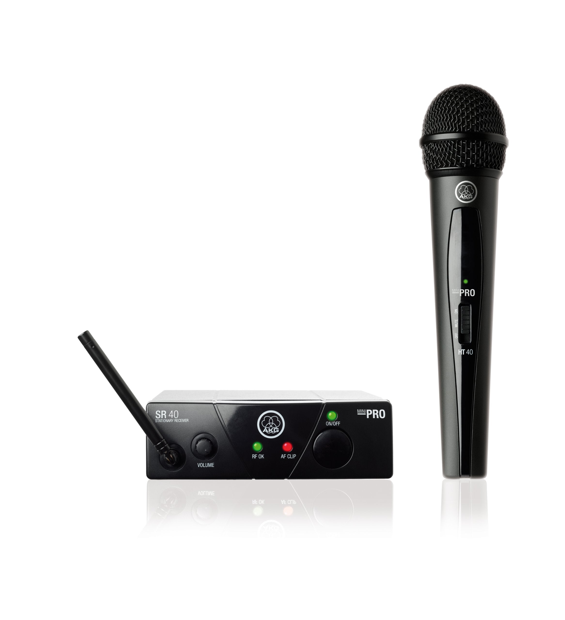 AKG Pro Audio WMS40 Mini Vocal Set BD US45C Wireless Microphone System (7849711960302)