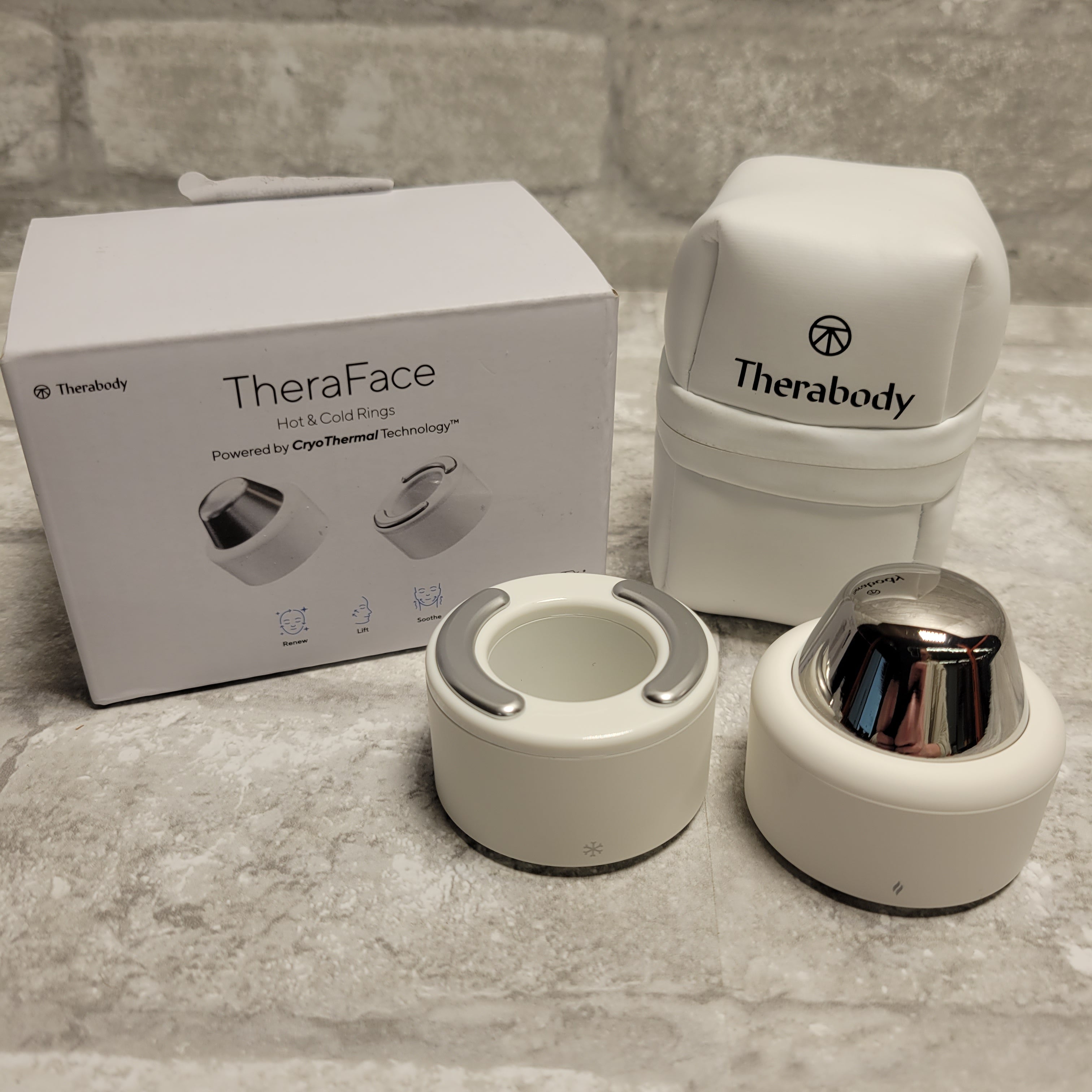 Therabody - TheraFace Hot & Cold Rings - White (8017096573166)