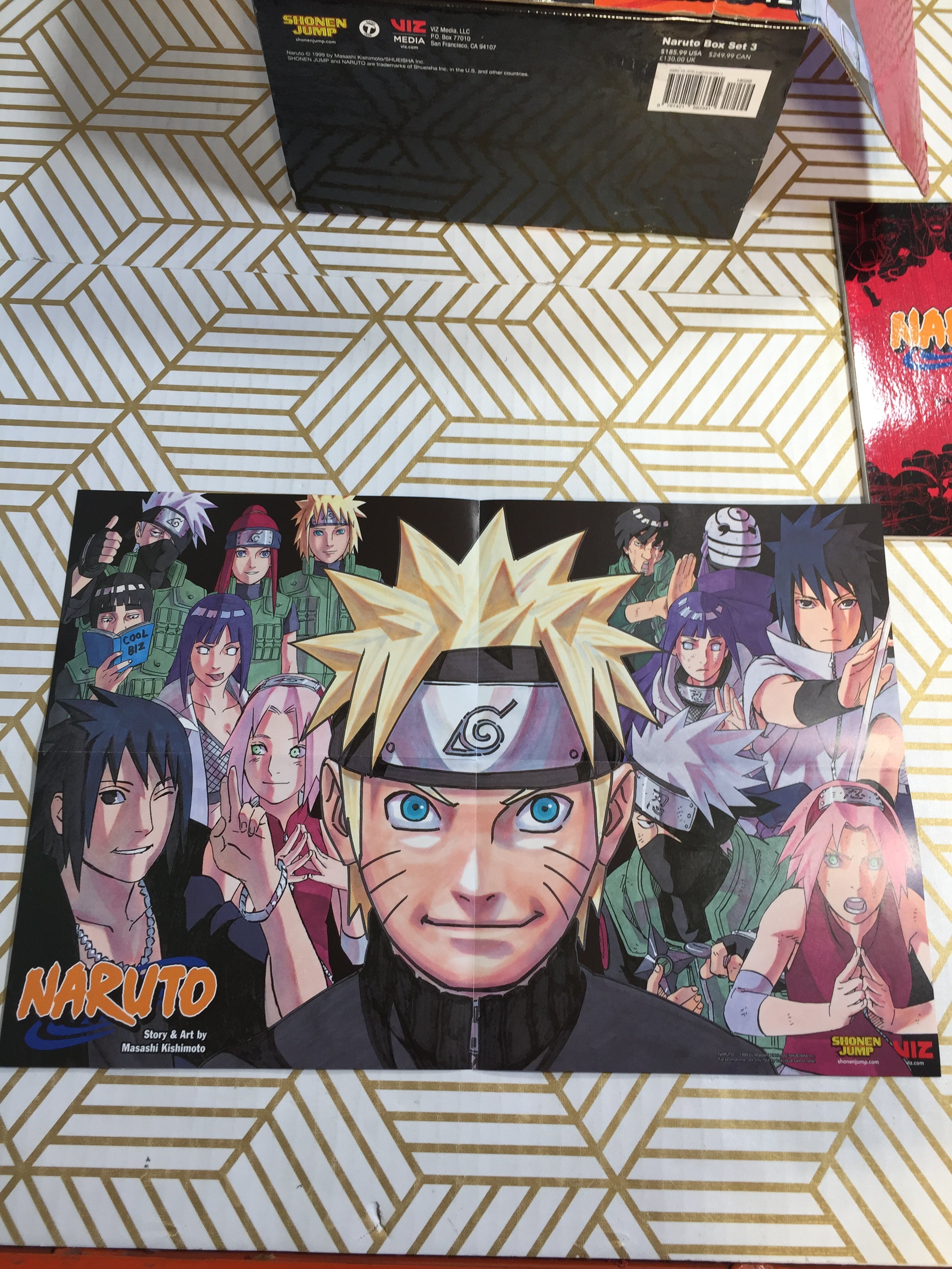 Naruto Box Set 3: Volumes 49-72 with Bonus Comic & Two-Sided Poster *EXCELLENT* (7763811533038)