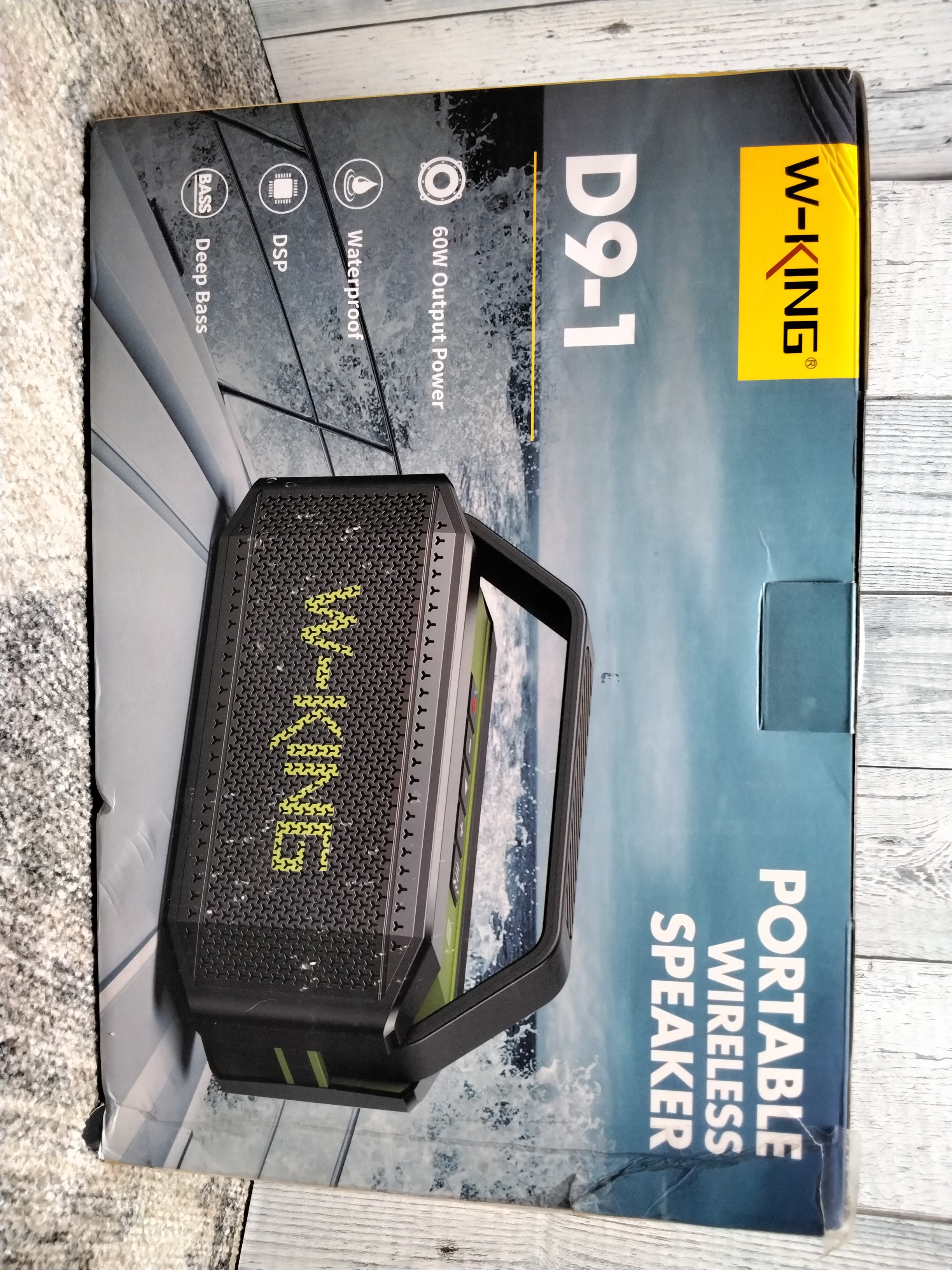 W-KING Bluetooth Speaker with Deep Bass, IPX6 Waterproof, Power Bank (7957915402478)