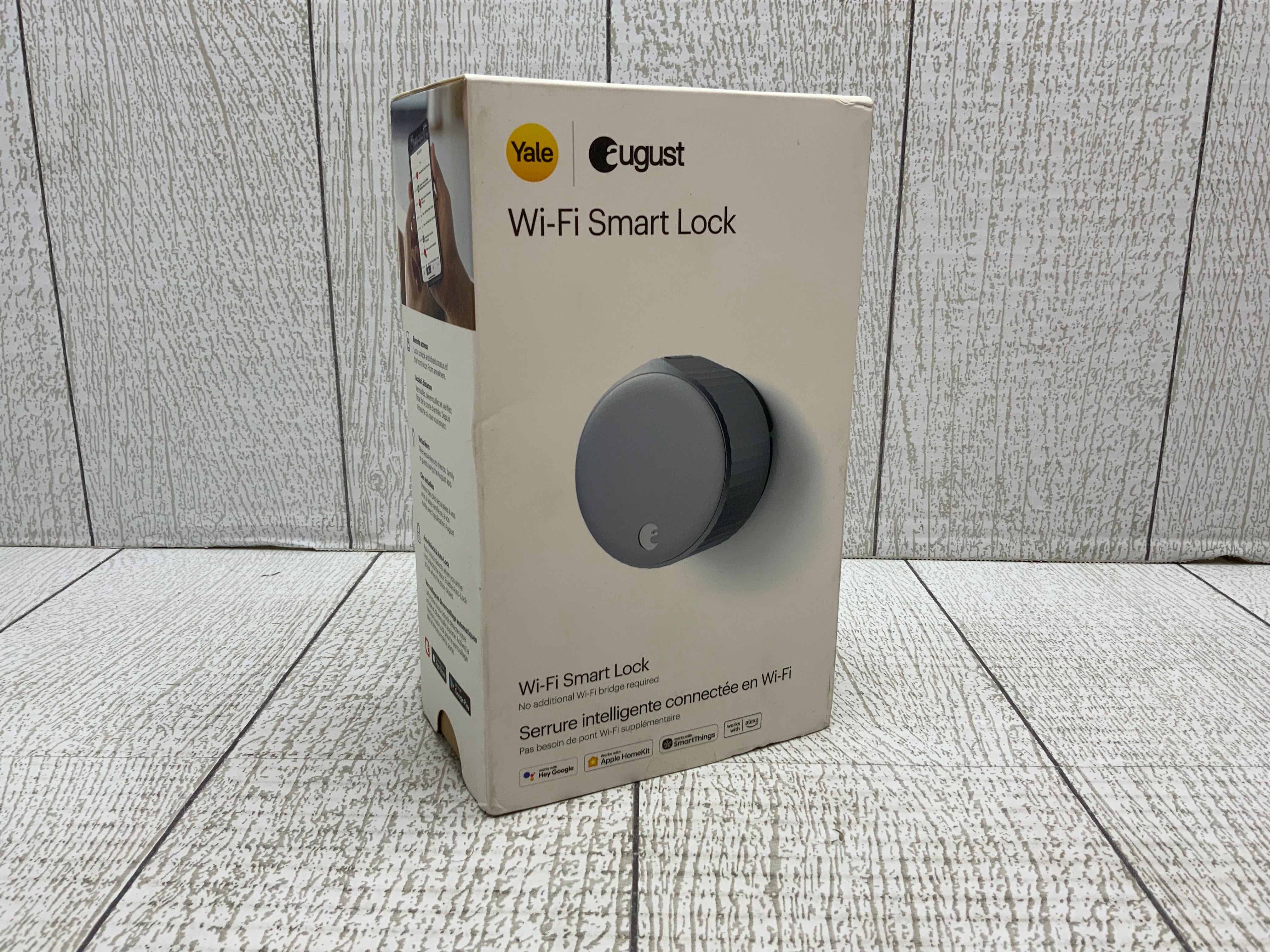 August Wi-Fi, (4th Generation) Smart Lock (Silver) **FOR PARTS** (8055901454574)
