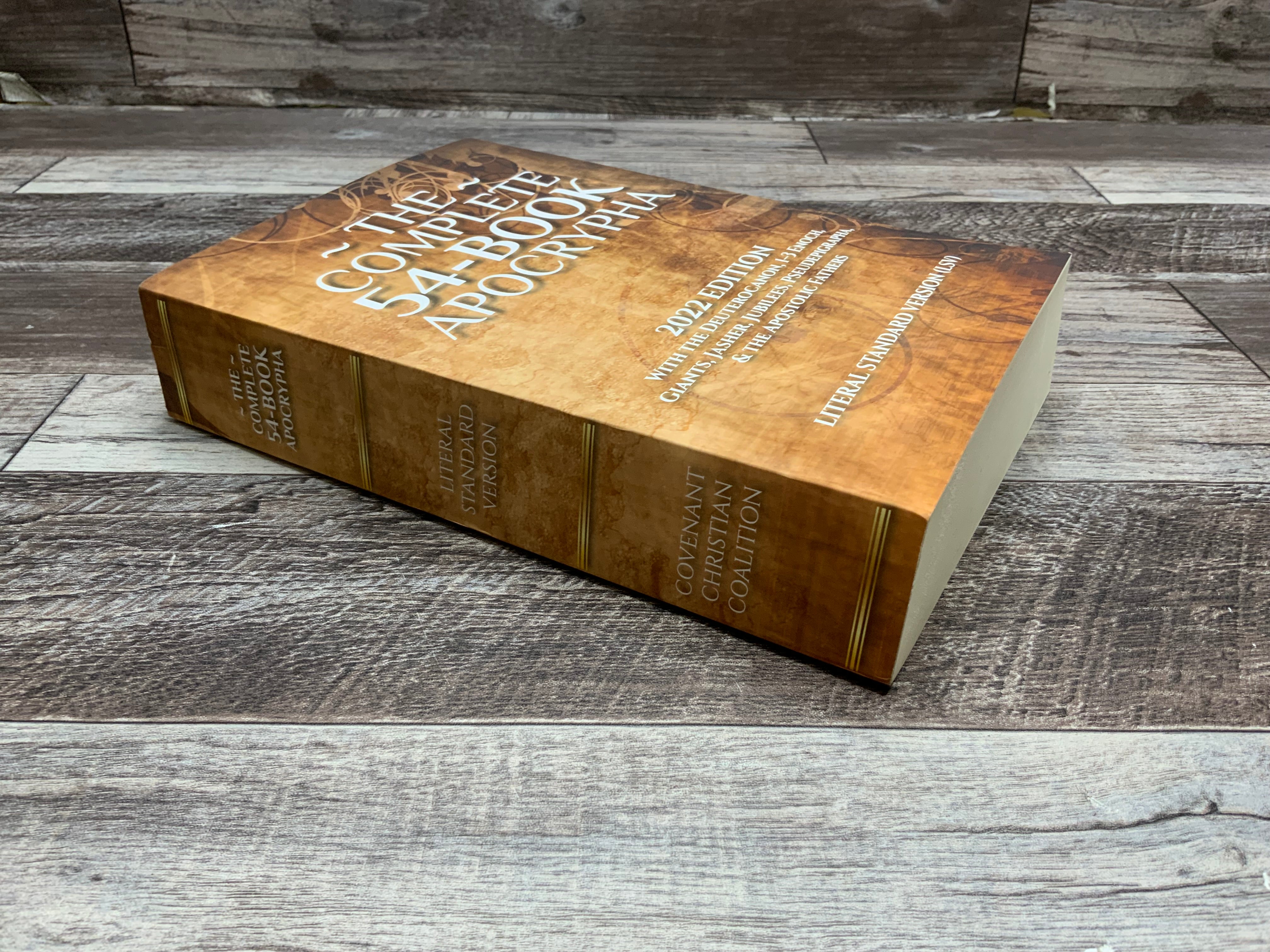 The Complete 54-Book Apocrypha: 2022 Edition With the Deuterocanon (8097775616238)