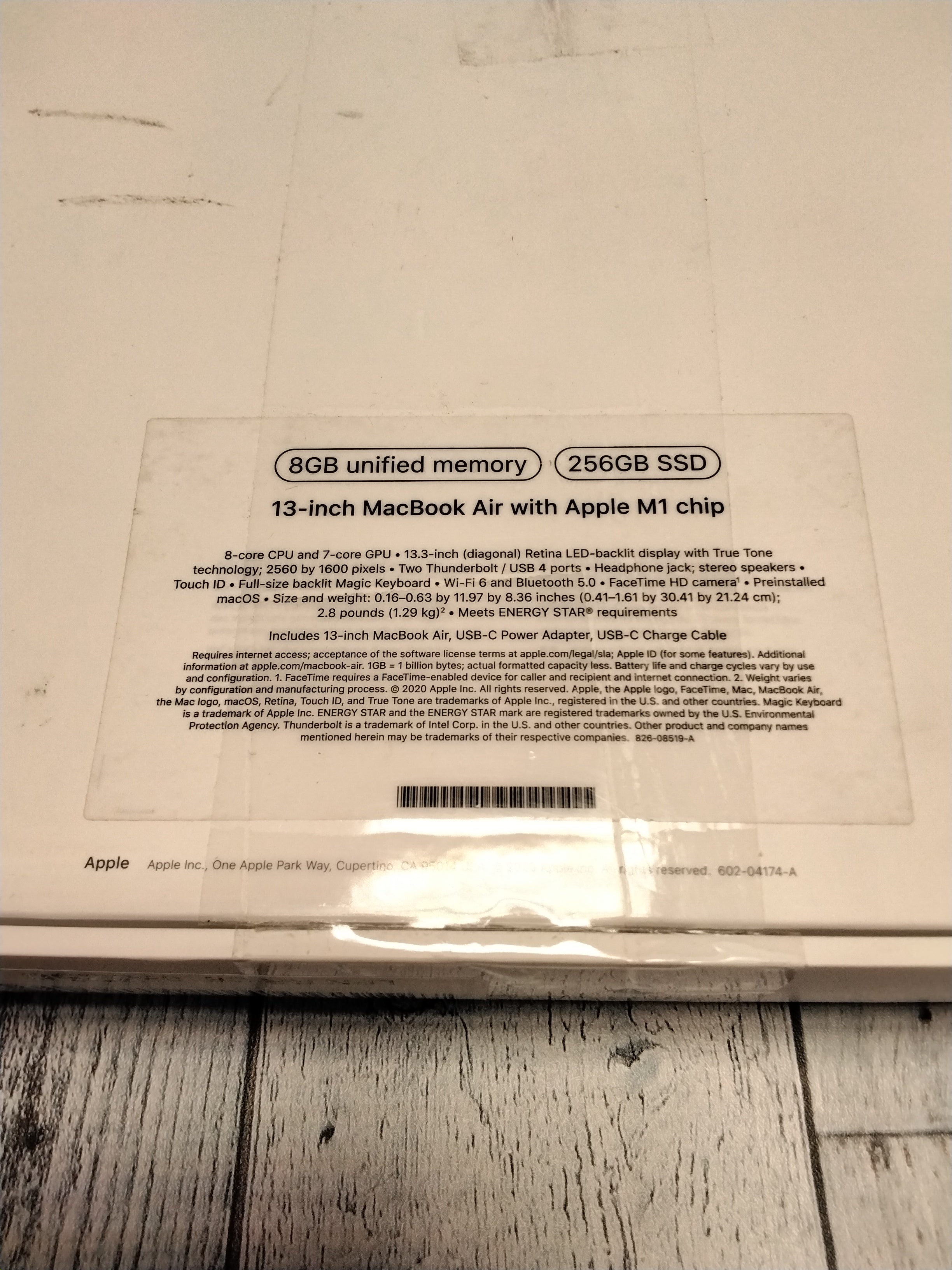 2020 Apple MacBook Air Laptop: Apple M1 Chip, 13” Retina Display, 8GB RAM, 256GB (7761868390638)