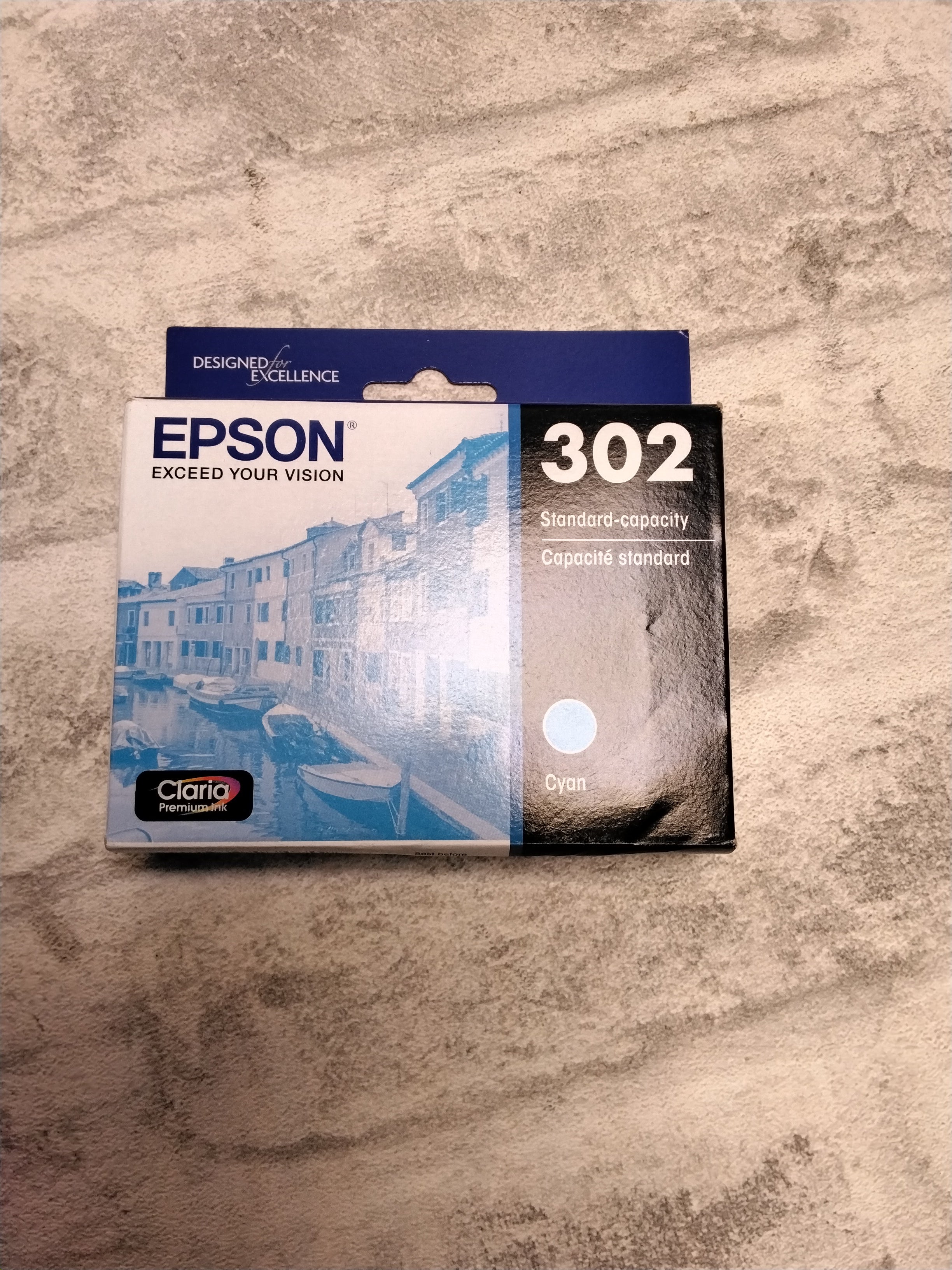 EPSON T302 Claria Premium - Cyan Ink Cartridge (7656343699694)