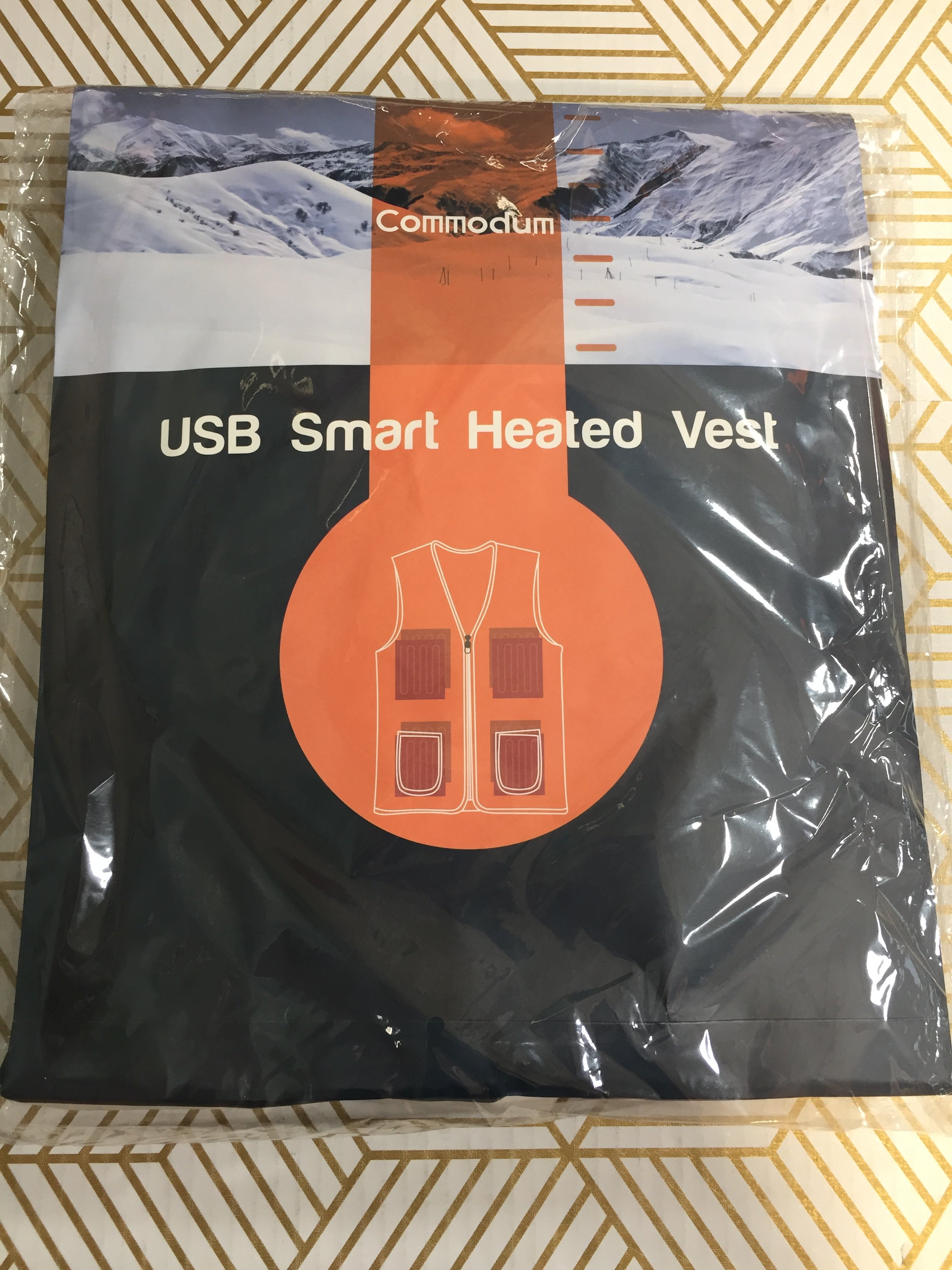 Commodum USB Smart Heated Unisex Vest XXL - Battery NOT Included (7734530670830)