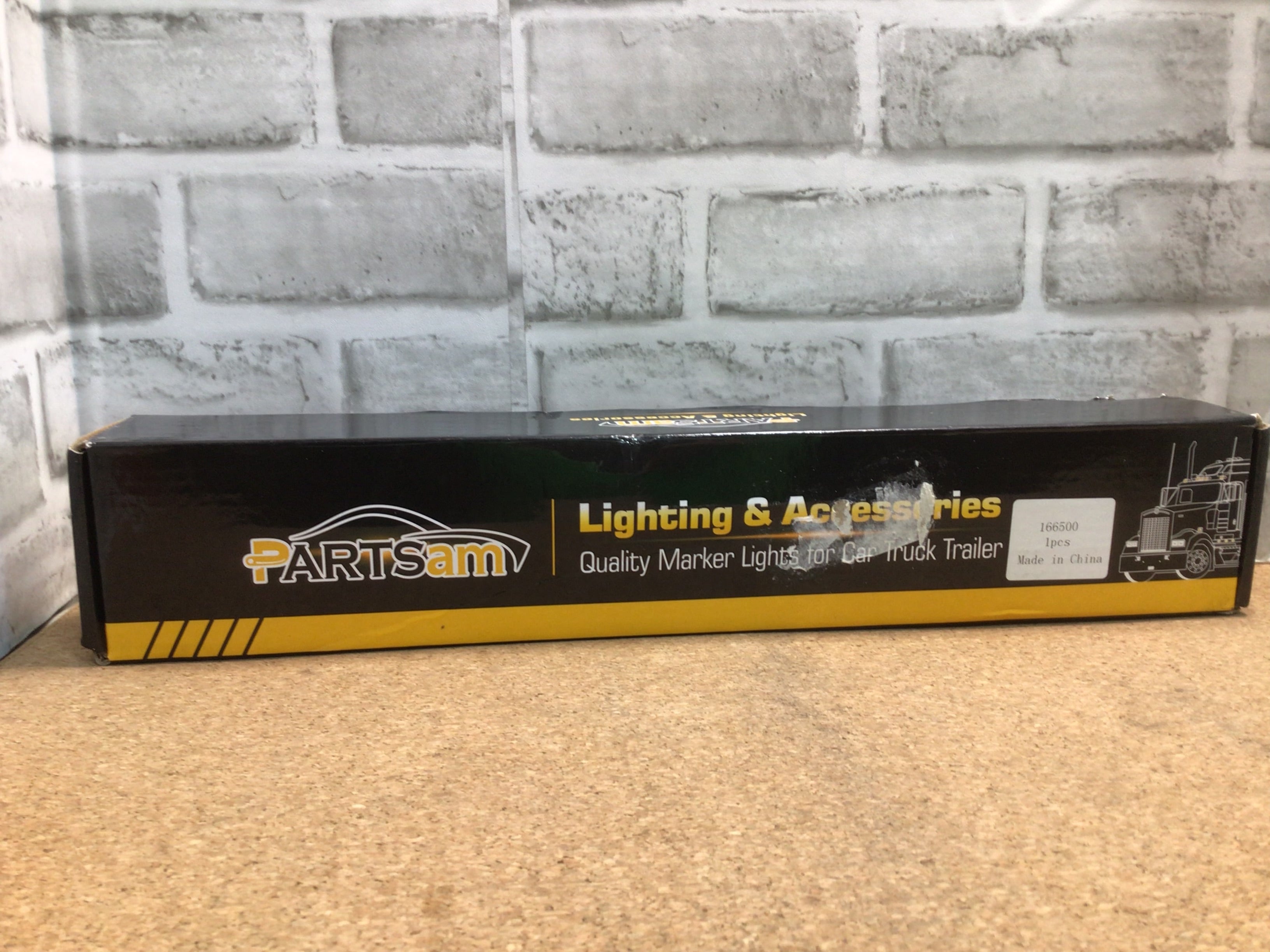 Partsam 3X Smoke Cab Light Amber 12LED Cab MarkerTop Roof Running Light Assembly (7944850538734)