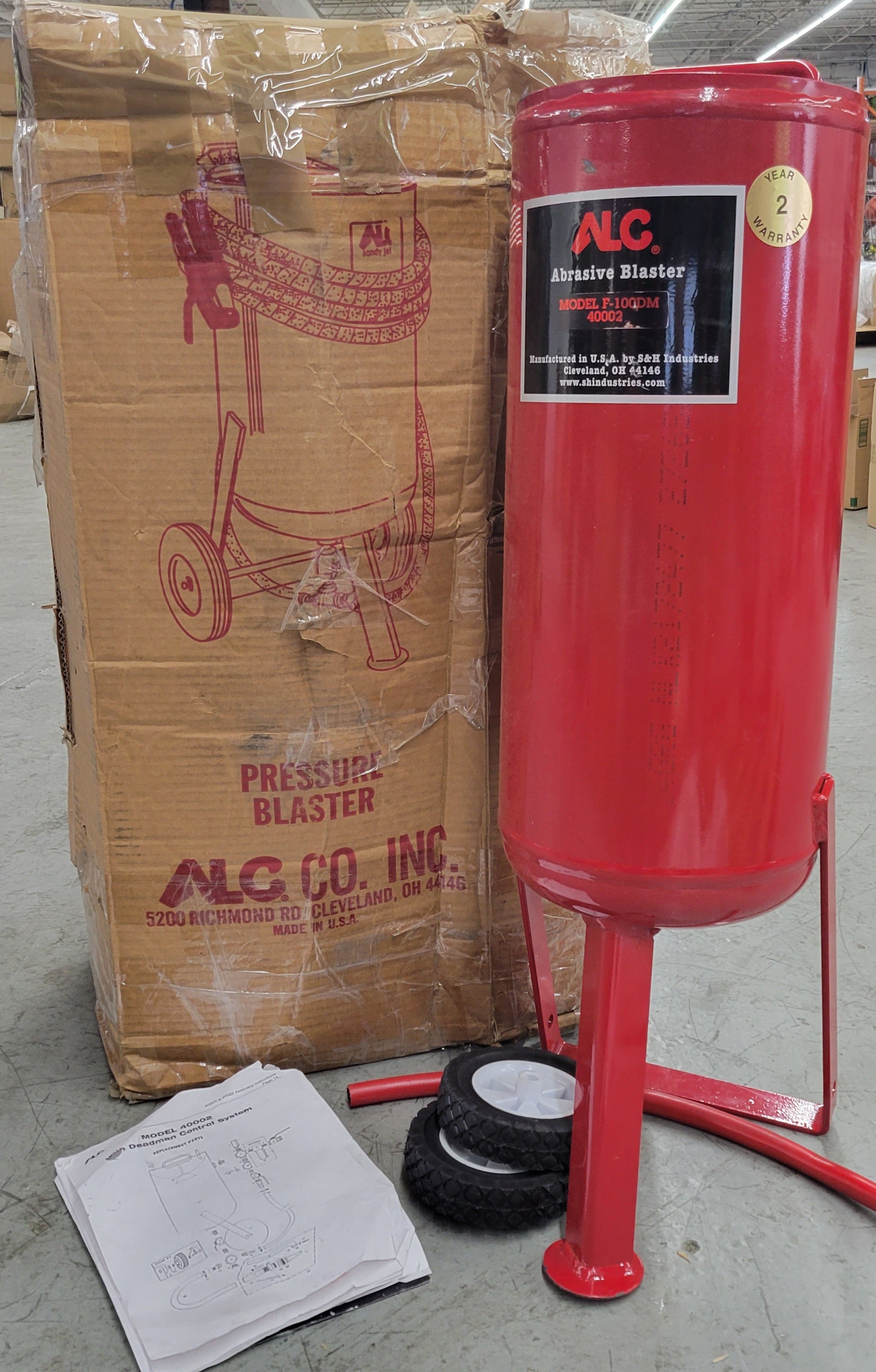 ALC Keysco 40002 Sand Blaster, Tank Only (8086492250350)