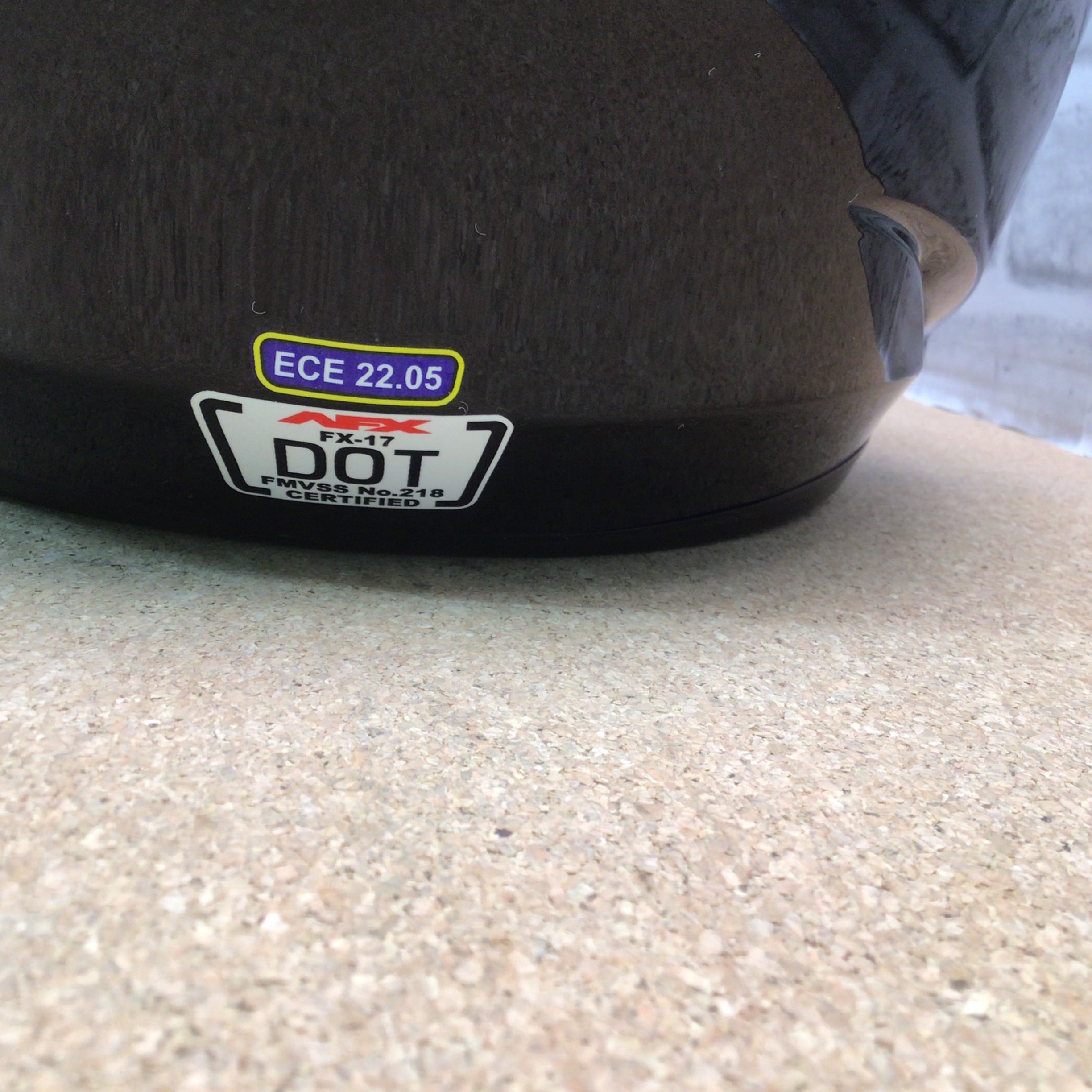 AFX FX-17 Helmet - Freedom - Black - Size Large (7953788731630)