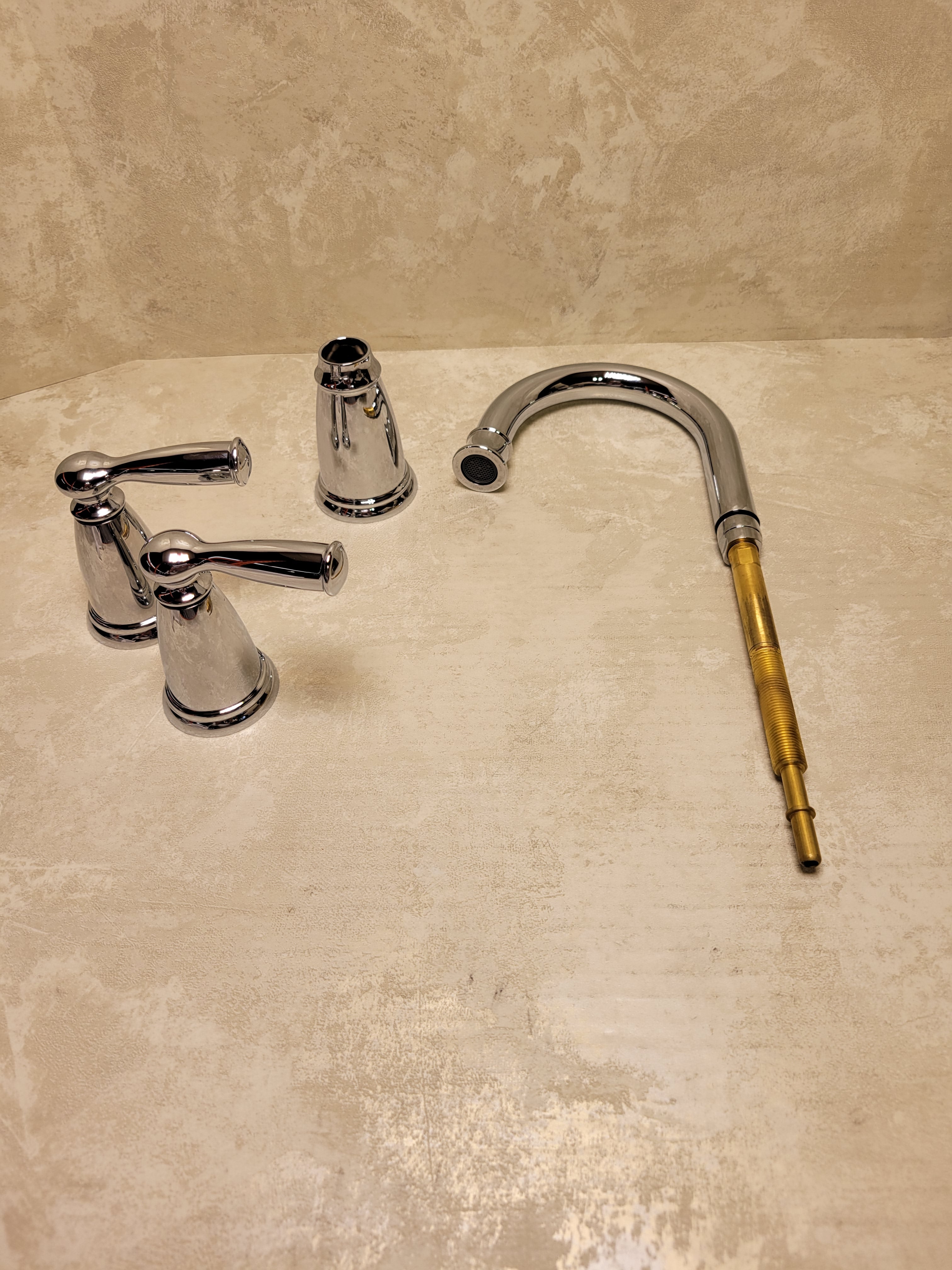 MOEN Banbury 8 in. Widespread Double Handle High-Arc Bathroom Faucet in Chrome (7629290275054)