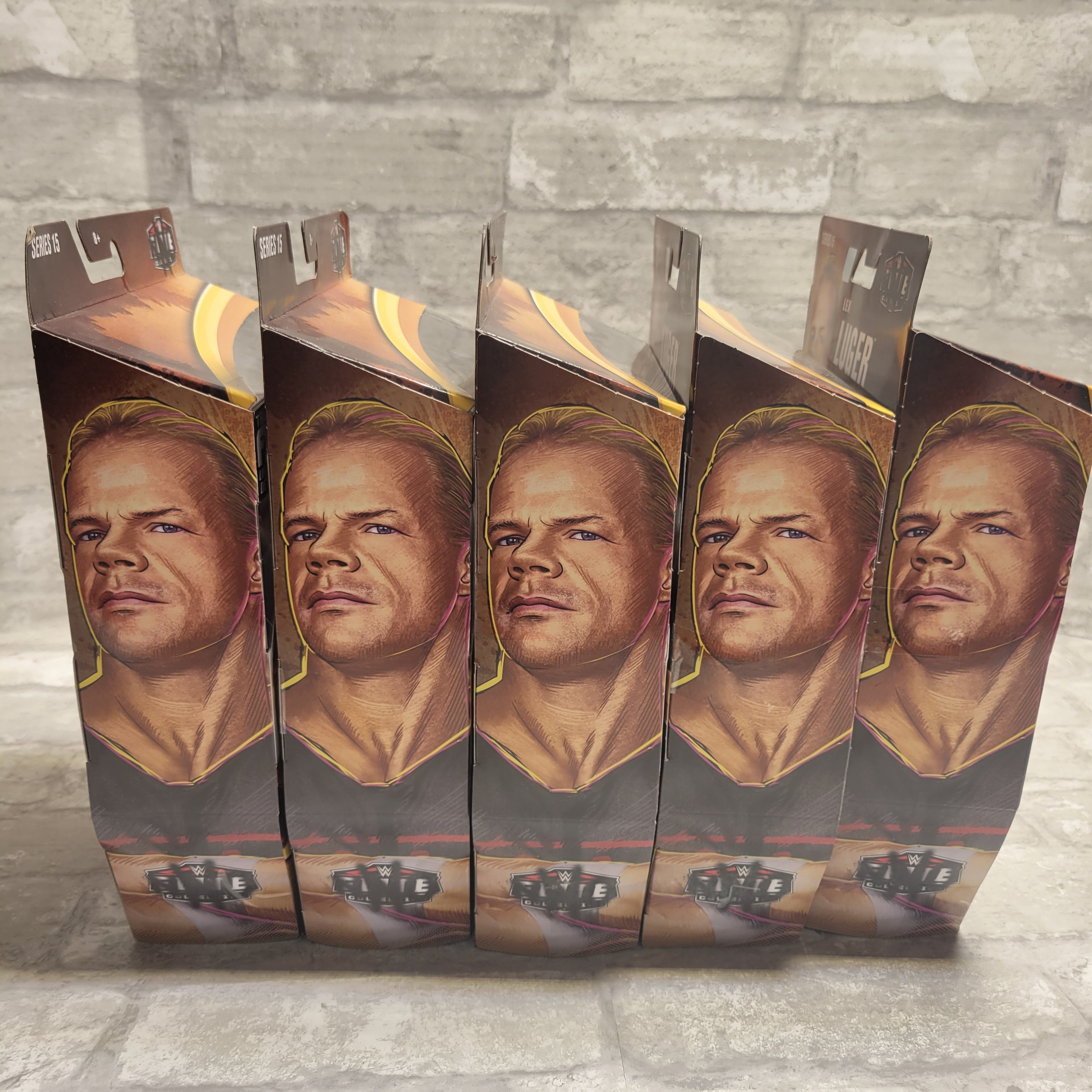 WWE Legends NWO Lex Luger Action Figure Elite Collection Series 15, Lot of 5 (7997092987118)